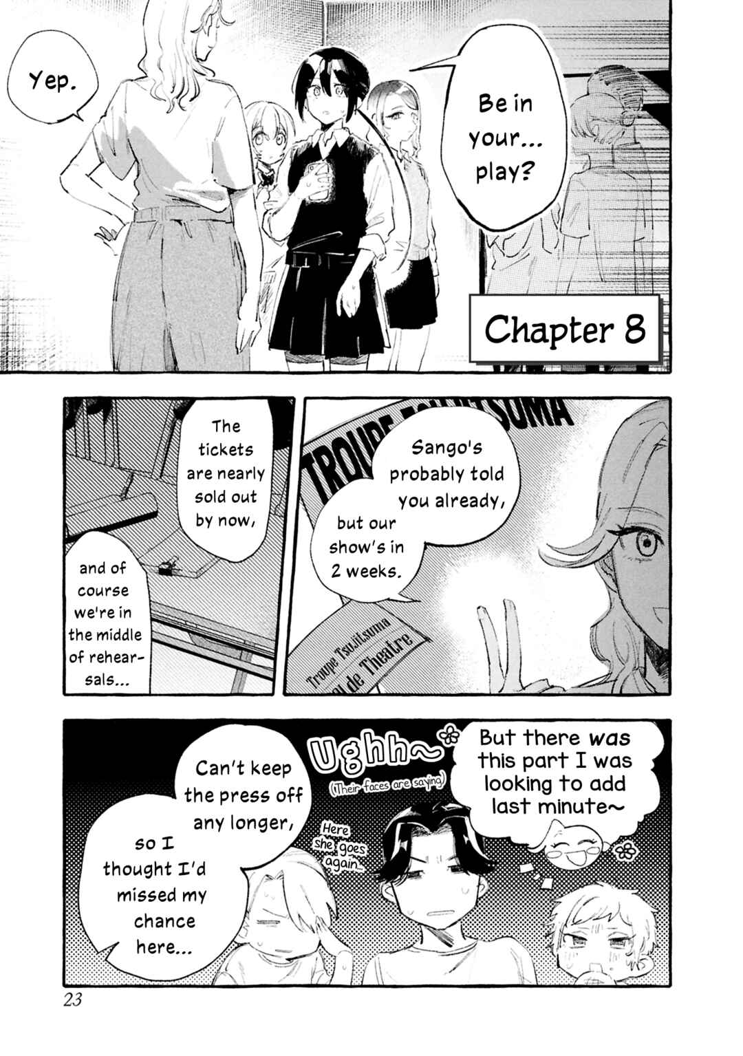 Page 1 Chapter 8 A Curtain Call for You