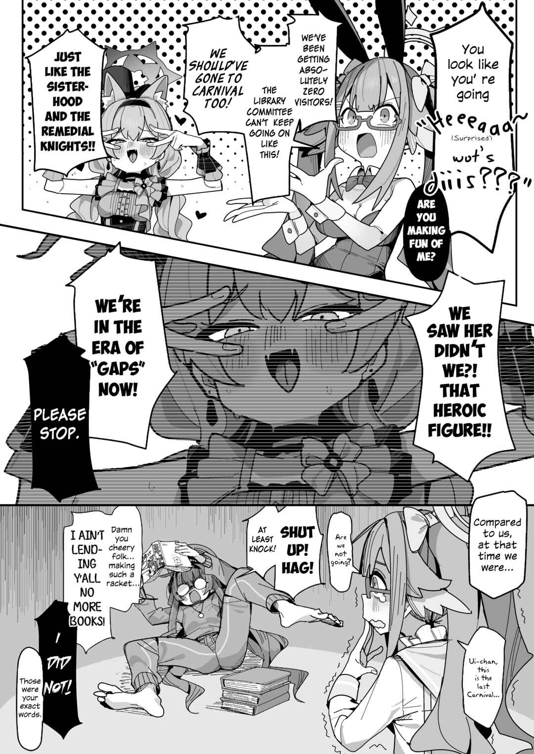 Page 3 Chapter Unknown_3936 Blue Archive - Ui to Shimiko ga Bunny Girl Sugata de 「Hajimete」 wo shichau hanashi