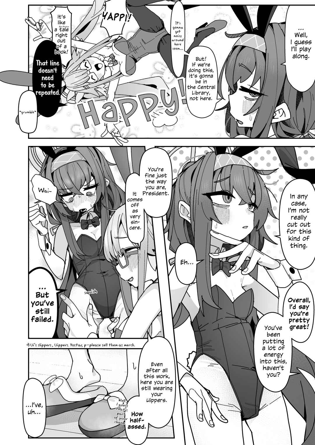 Page 5 Chapter Unknown_3936 Blue Archive - Ui to Shimiko ga Bunny Girl Sugata de 「Hajimete」 wo shichau hanashi