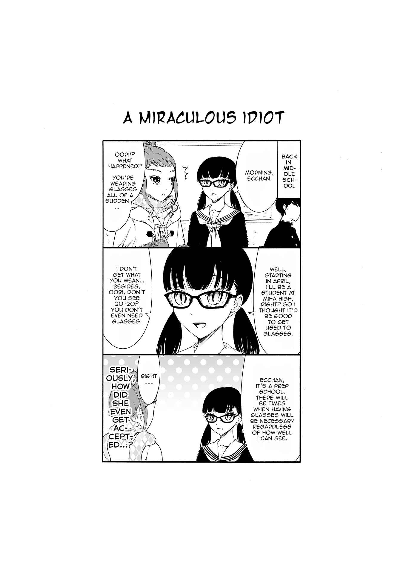 Page 1 Chapter 57.5 Kuzu to Megane to Bungaku Shoujo (Nise)