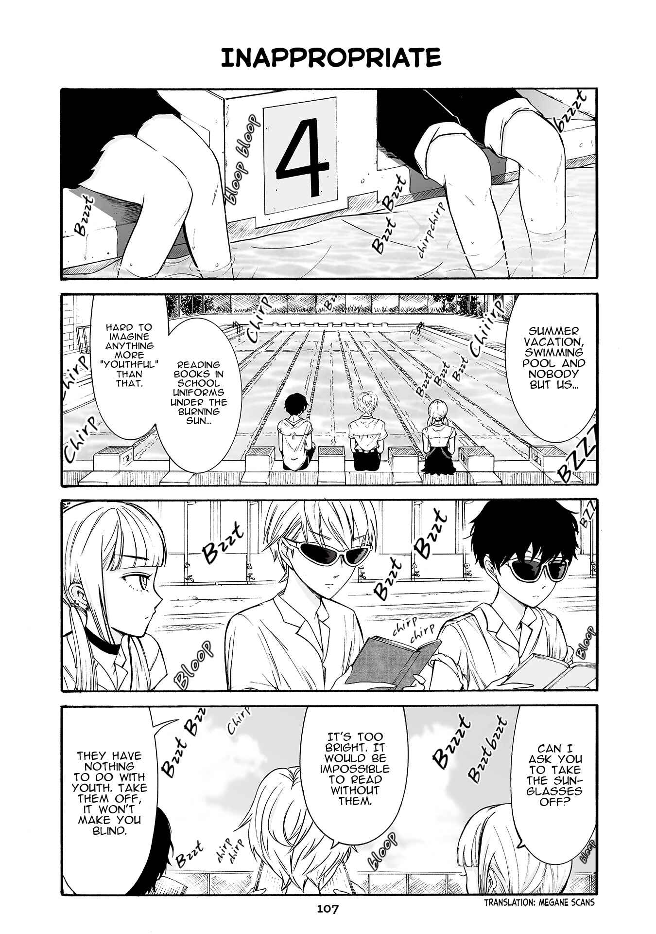 Page 1 Chapter 186 Kuzu to Megane to Bungaku Shoujo (Nise)