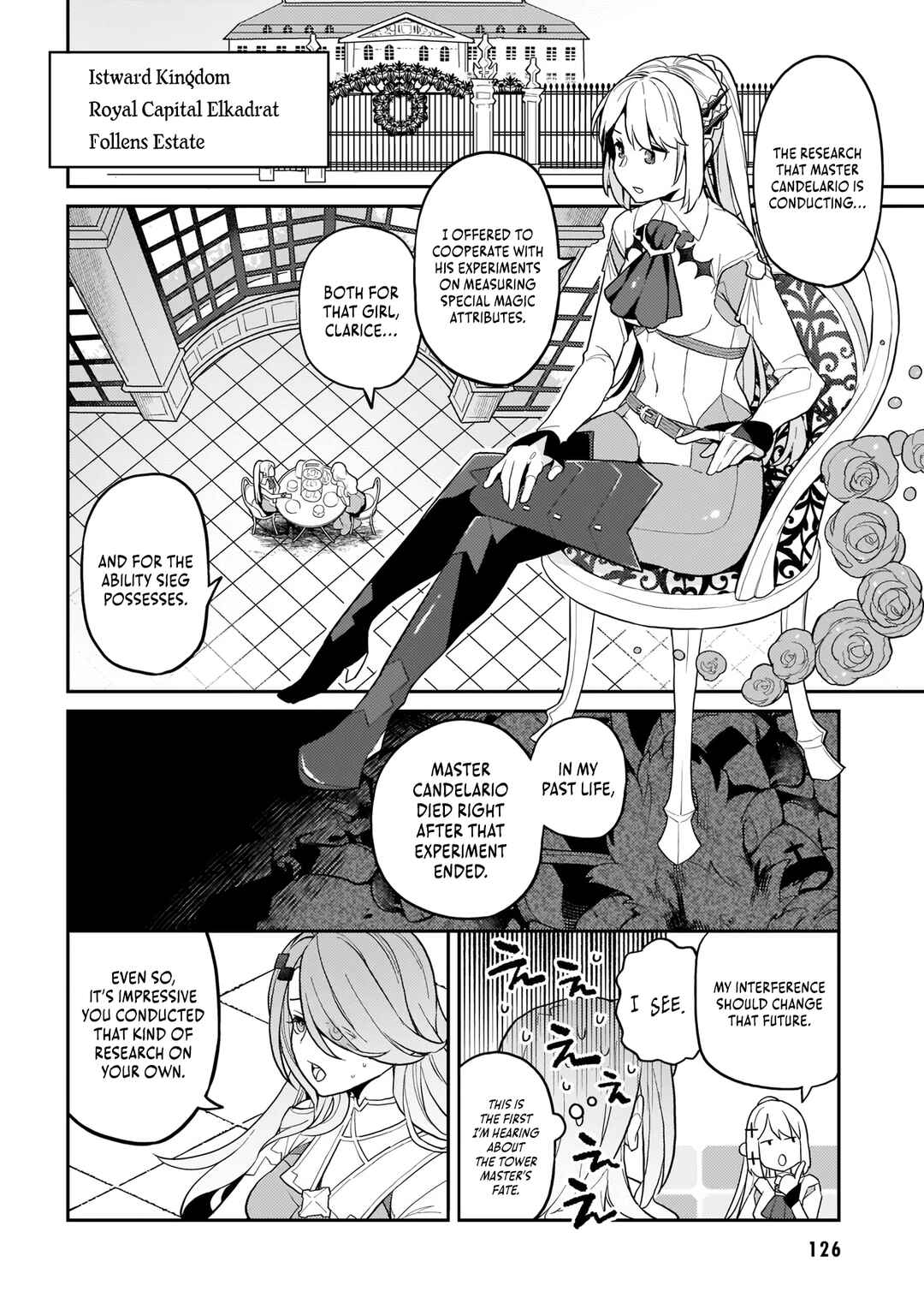 Page 11 Chapter 4 Akuyaku Ikka no Okugata, Shi ni Modori shite Kokoro wo Irekaeru