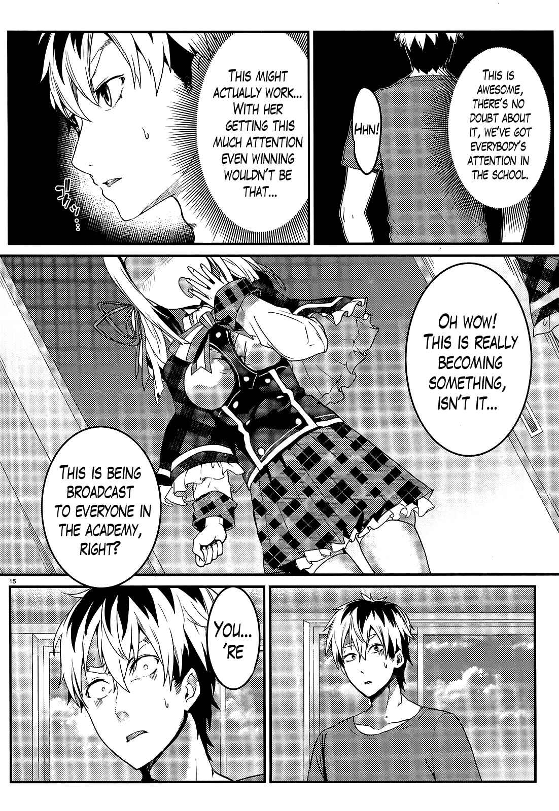 Page 15 Chapter 3 Life Alive! - Kimi to Hajimeru Gakuen Sousenkyo