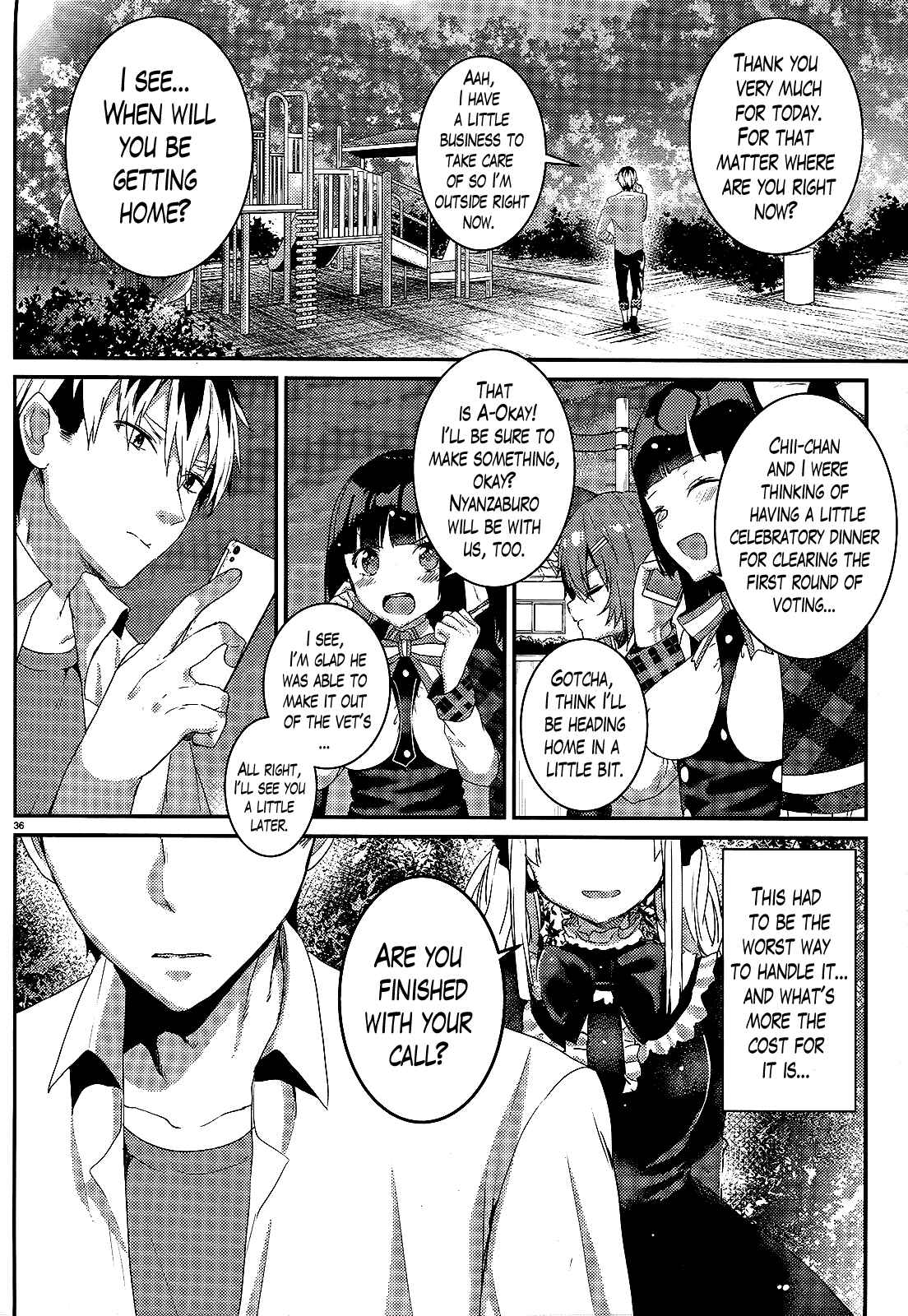 Page 35 Chapter 5 Life Alive! - Kimi to Hajimeru Gakuen Sousenkyo