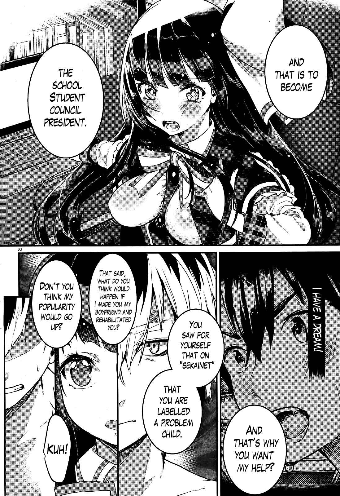 Page 23 Chapter 2 Life Alive! - Kimi to Hajimeru Gakuen Sousenkyo