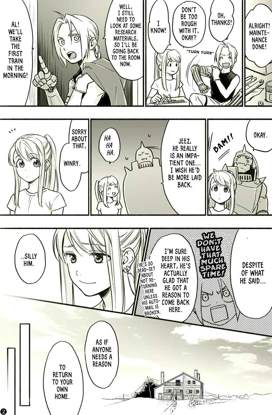 Page 2 Chapter Unknown_61de Fullmetal Alchemist - The Reason to Return (Doujinshi)