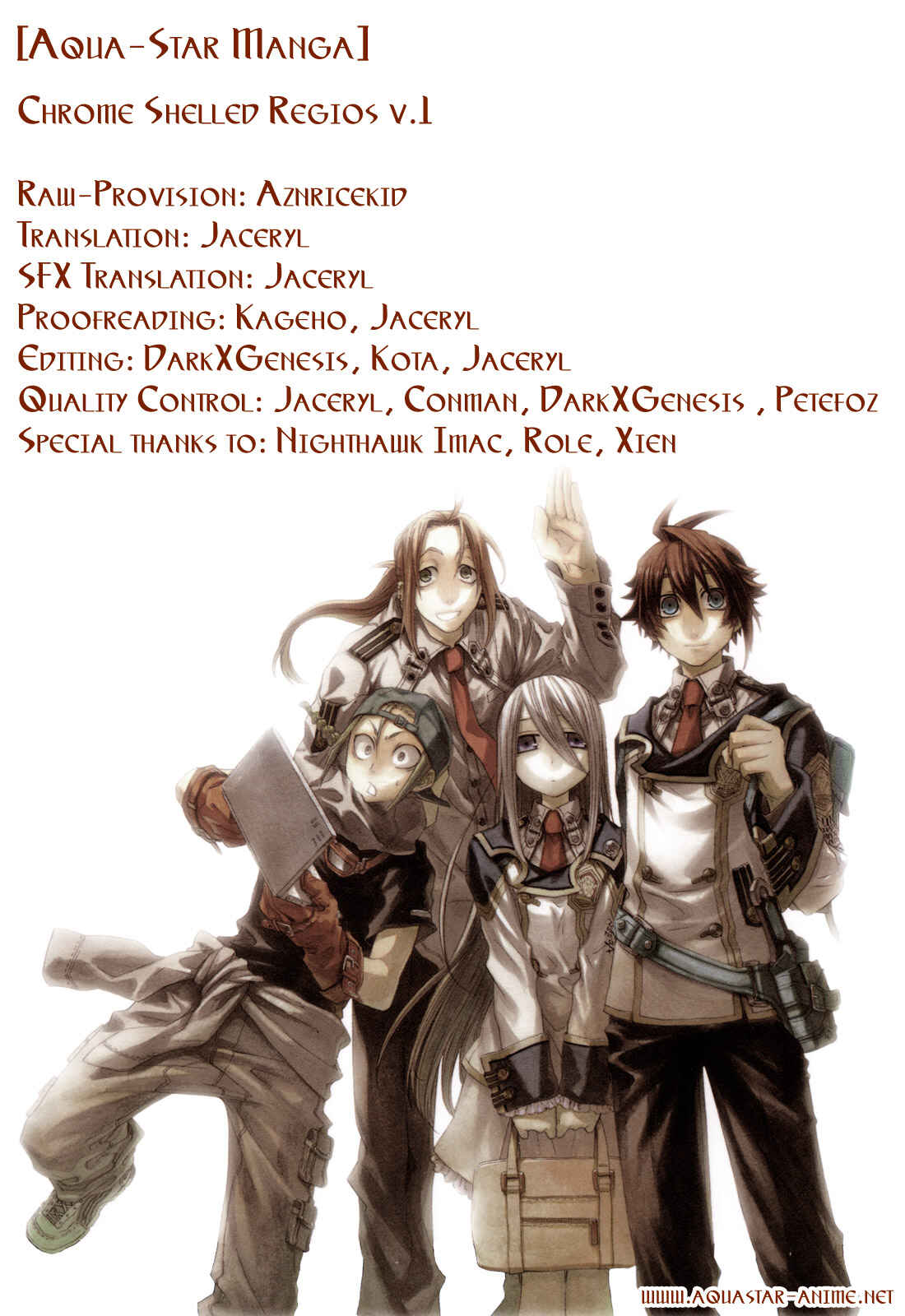 Page 1 Chapter 1 Chrome Shelled Regios