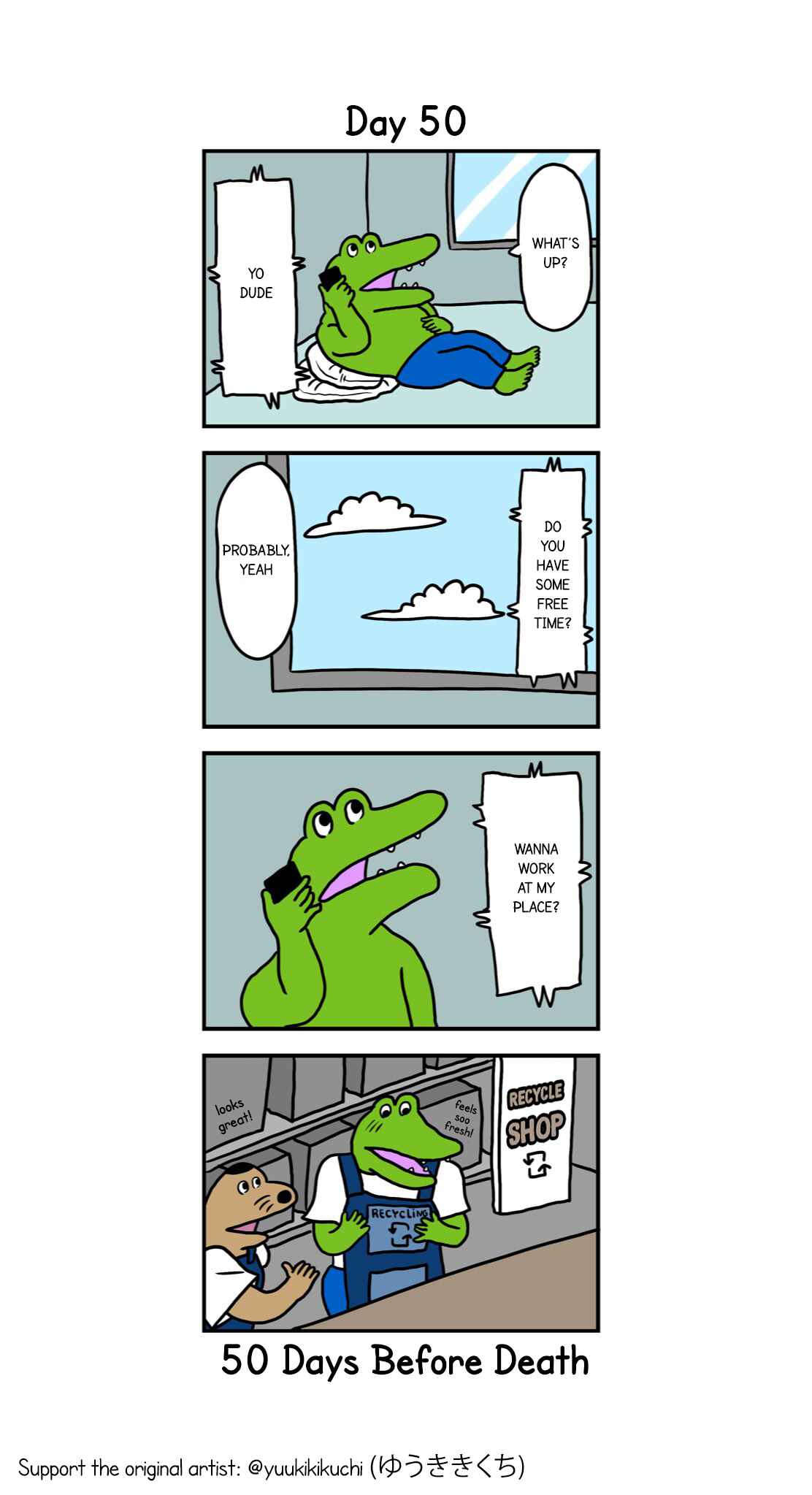 Page 1 Chapter 50 This Croc Will Die In 100 Days