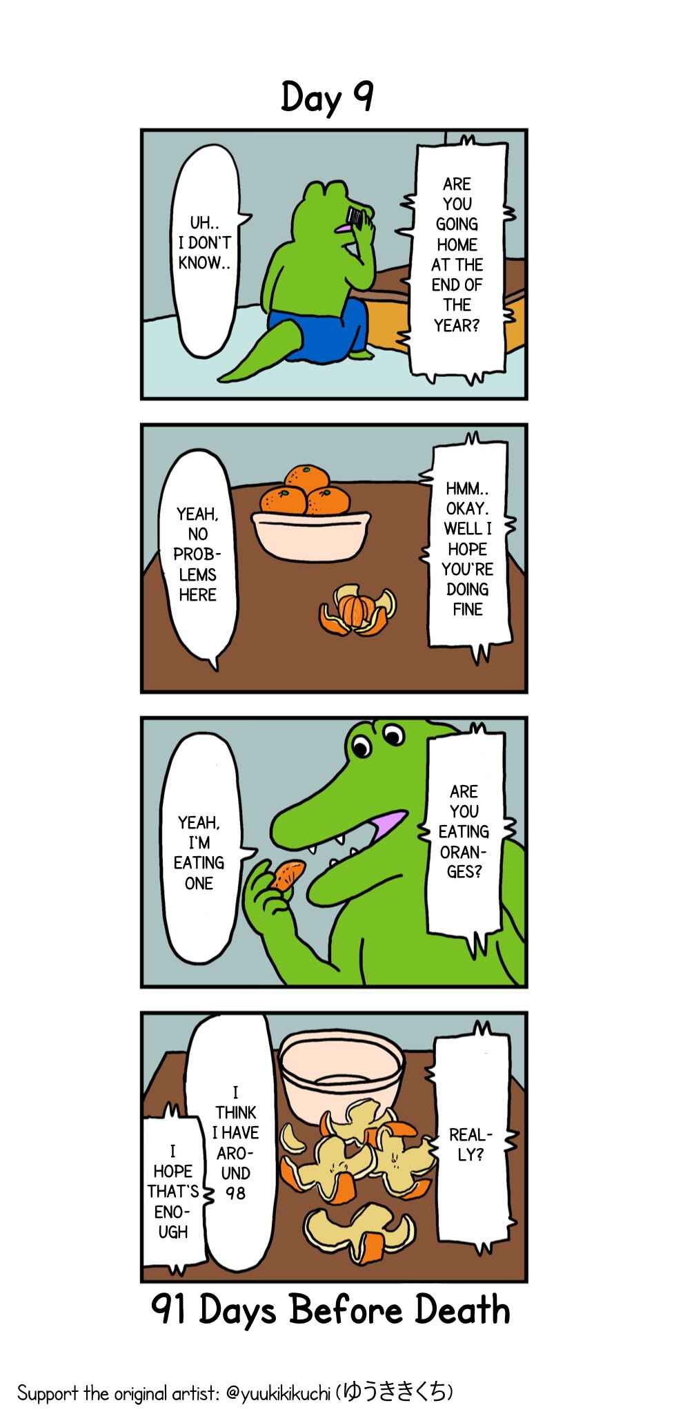 Page 1 Chapter 9 This Croc Will Die In 100 Days