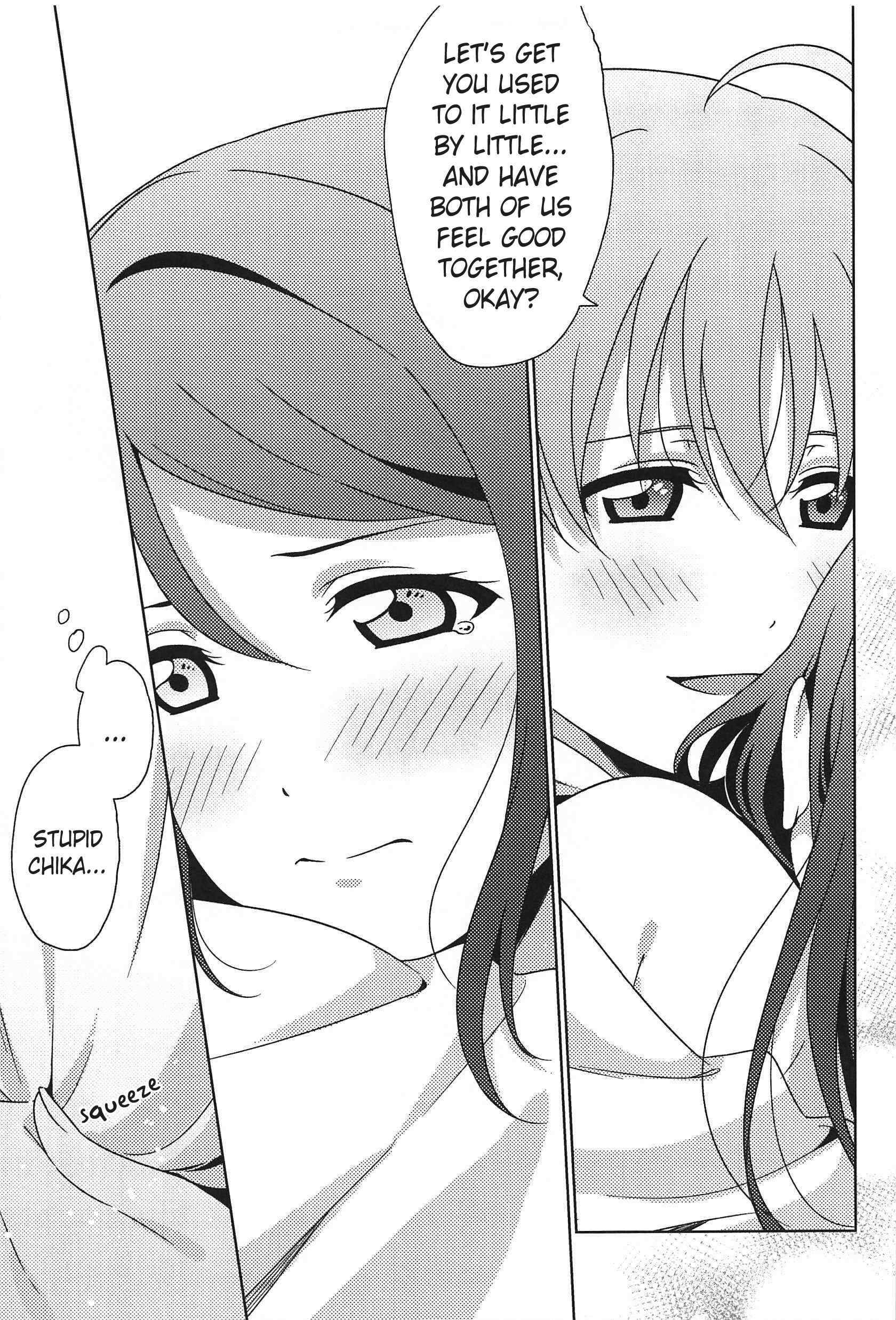 Page 14 Chapter Unknown_edae Chikas thing wont get in - LOVE LIVE Sunshine (Doujinshi)