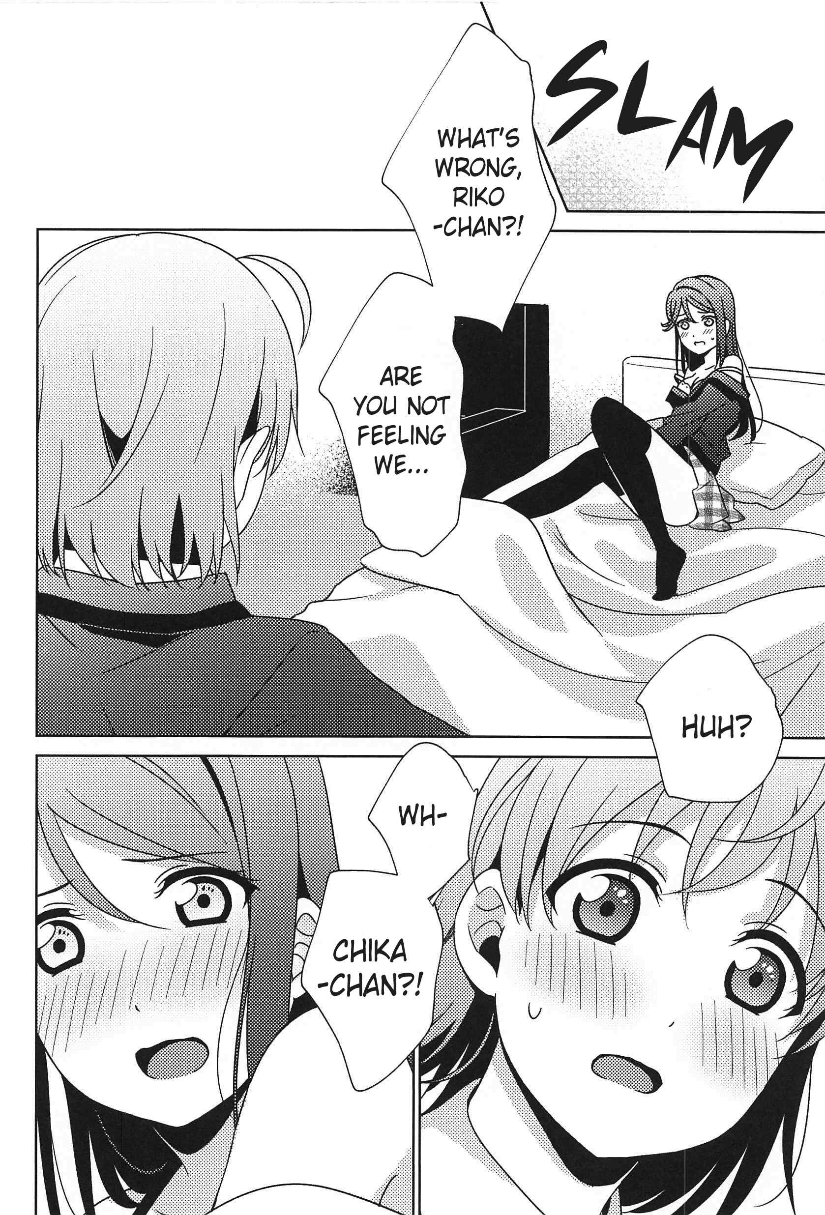 Page 17 Chapter Unknown_edae Chikas thing wont get in - LOVE LIVE Sunshine (Doujinshi)