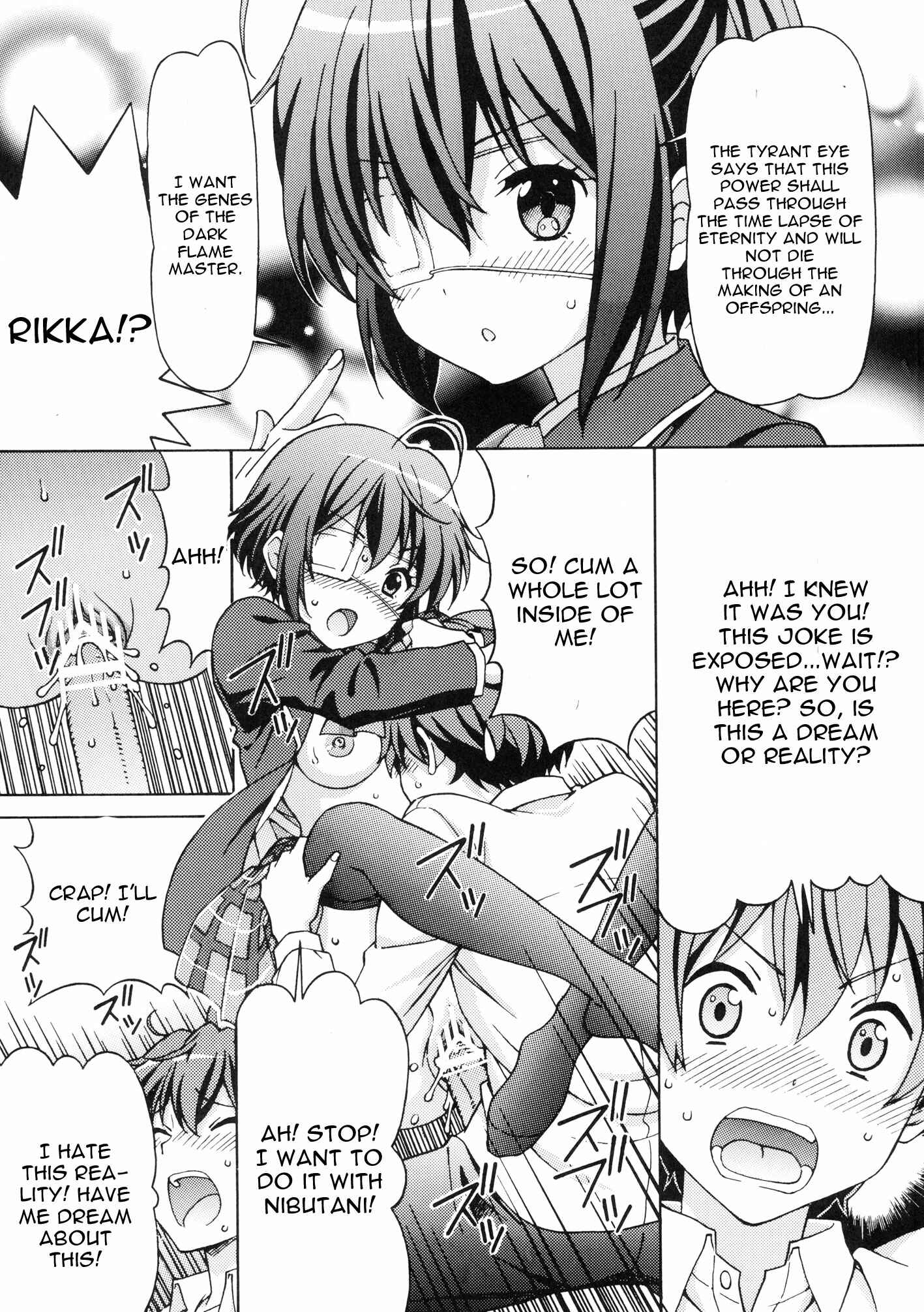 Page 9 Chapter Unknown_435e Chuunibyou demo Koi ga Shitai! - Chuunibyou no Ko Tachi ni Nama Nakadashi Hamemakuri Zanmai (Doujinshi)