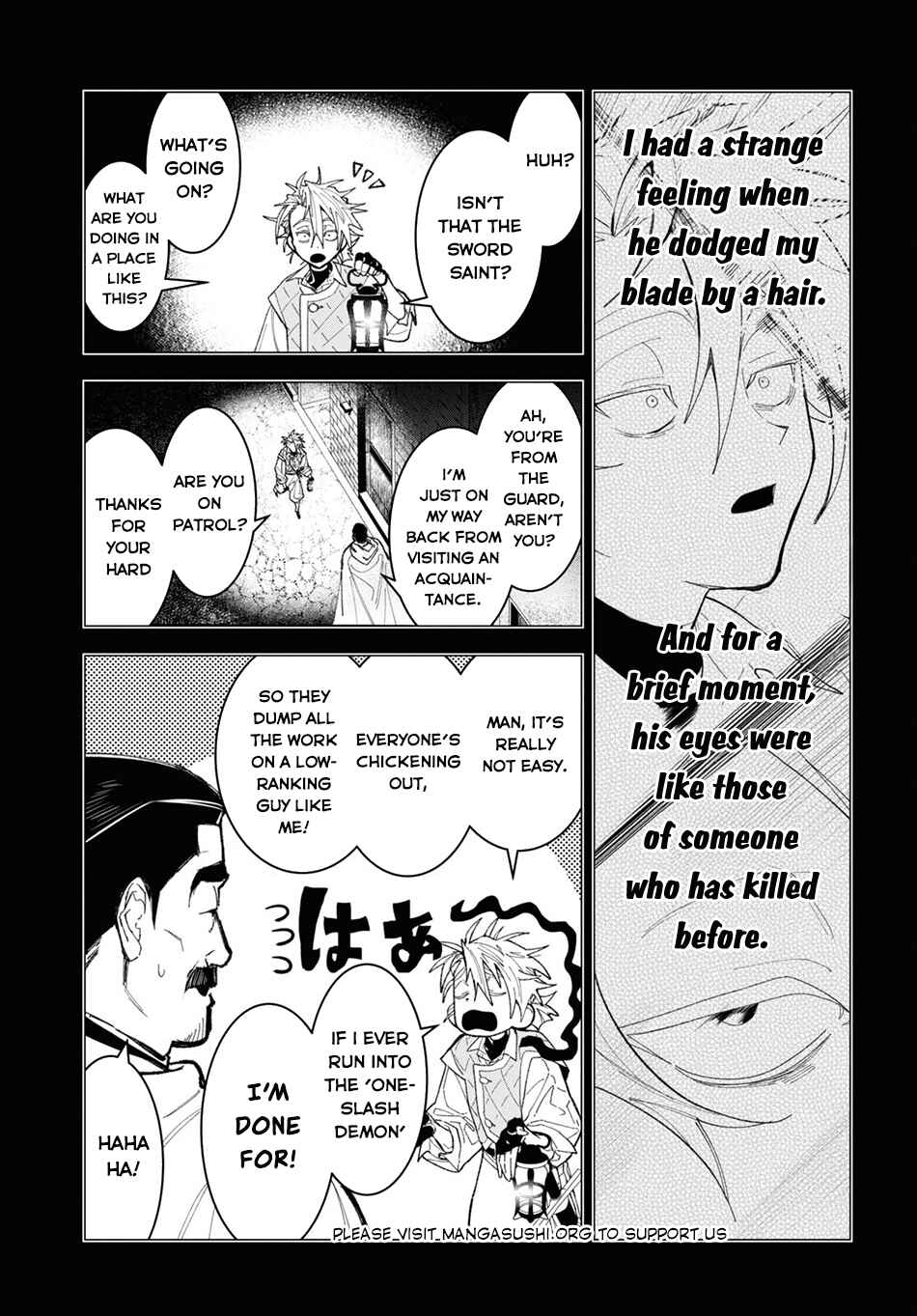 Page 16 Chapter 2 Ochikobore Eji Minarai no Shounen. (Jitsu wa) Saikyou Saiaku no Asashin.