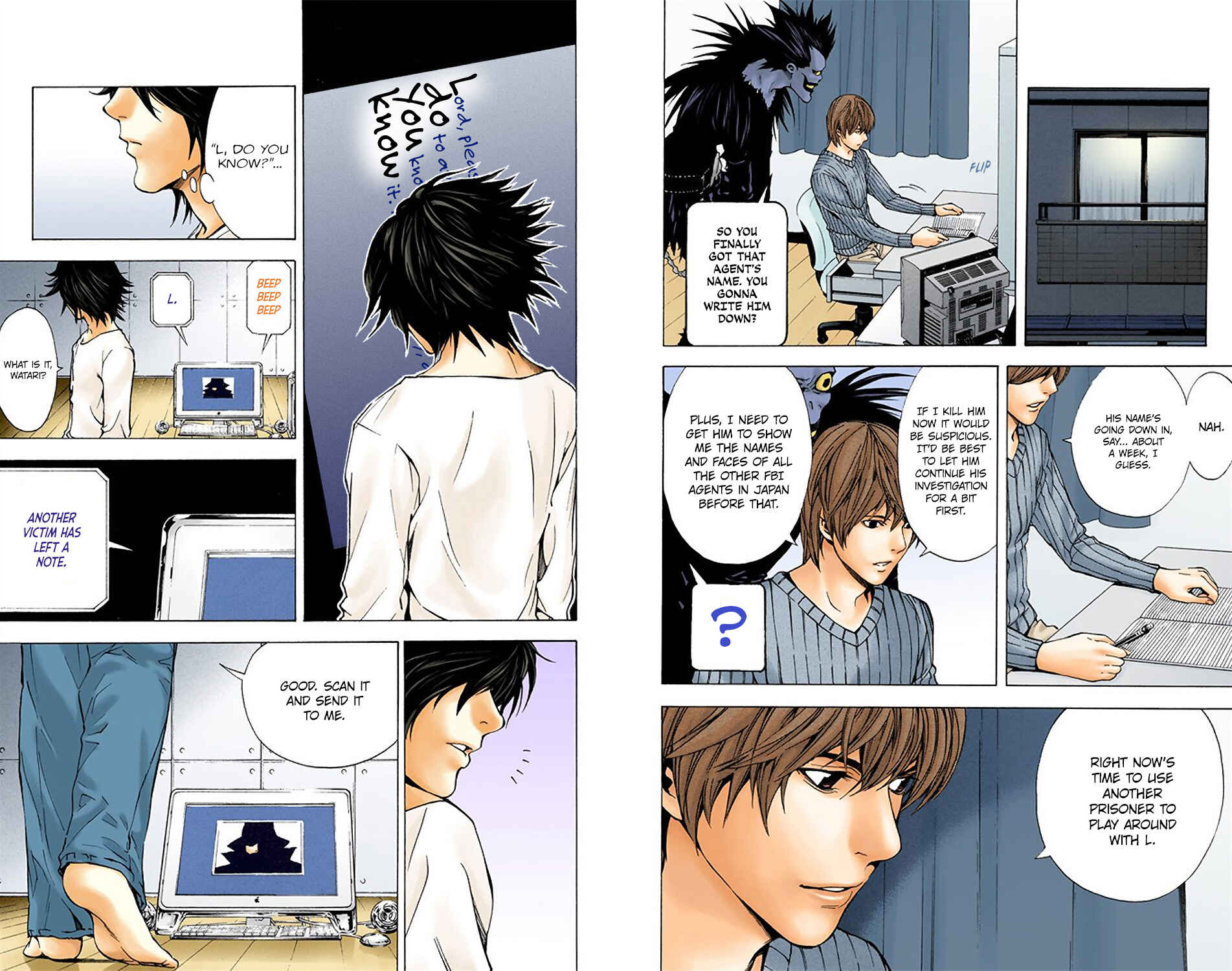 Page 9 Chapter 8 Death Note (Official Colored)