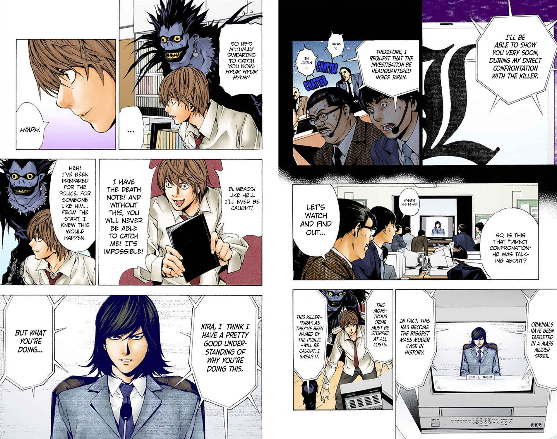 Page 10 Chapter 2 Death Note (Official Colored)