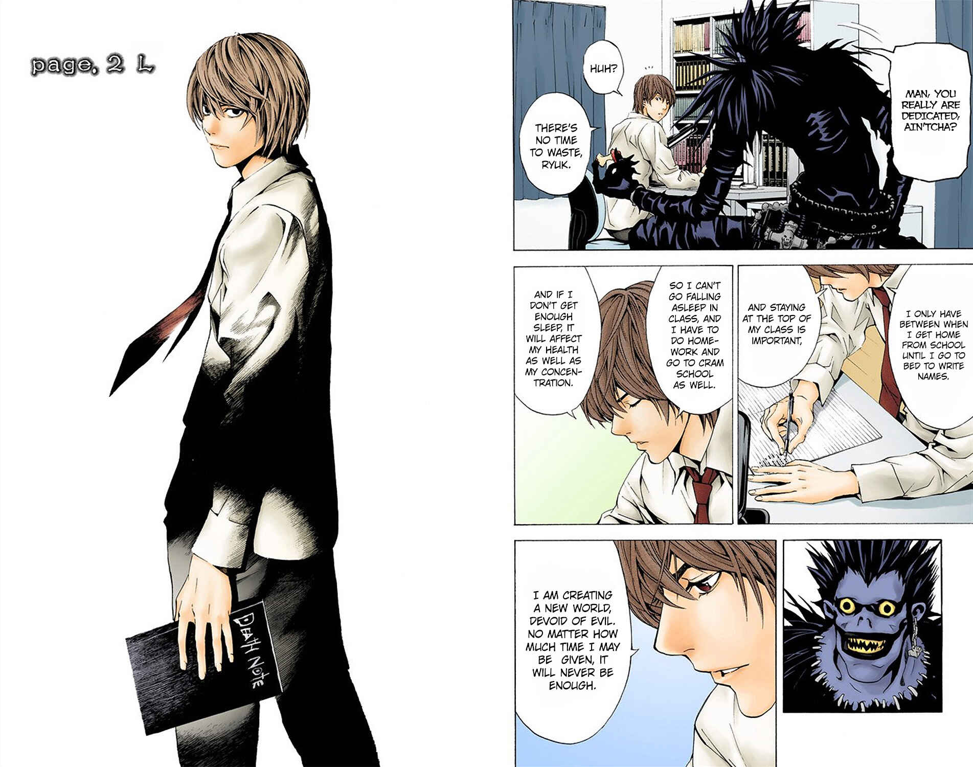 Page 2 Chapter 2 Death Note (Official Colored)