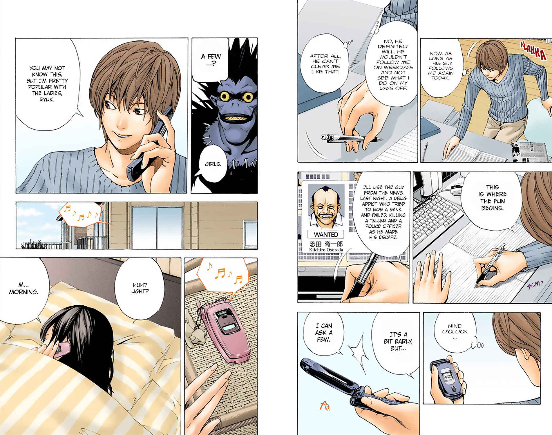 Page 12 Chapter 6 Death Note (Official Colored)