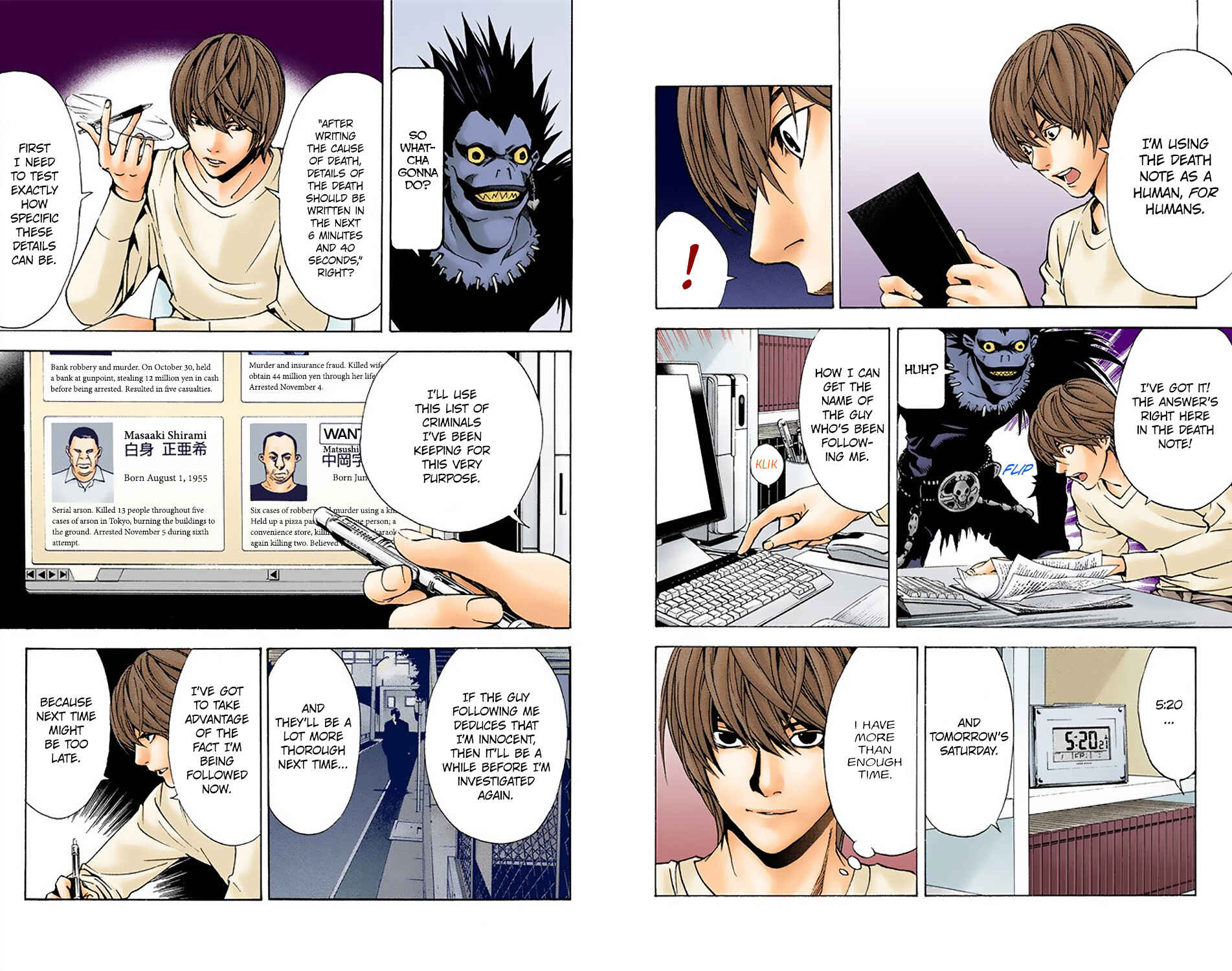 Page 5 Chapter 6 Death Note (Official Colored)