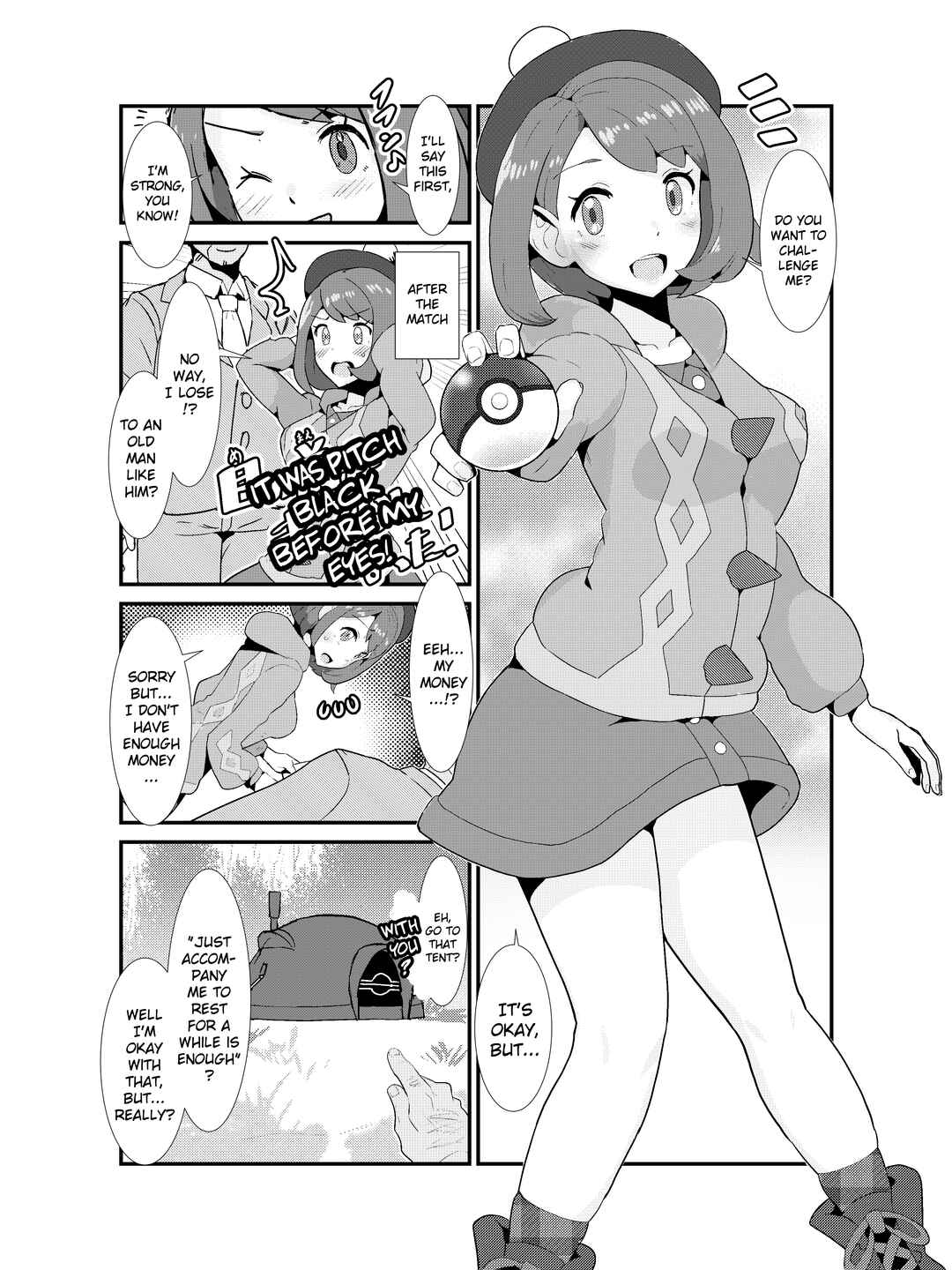 Page 1 Chapter Unknown_8610 Pokémon - Me no Mae ga Makkura ni Natta! (Doujinshi)