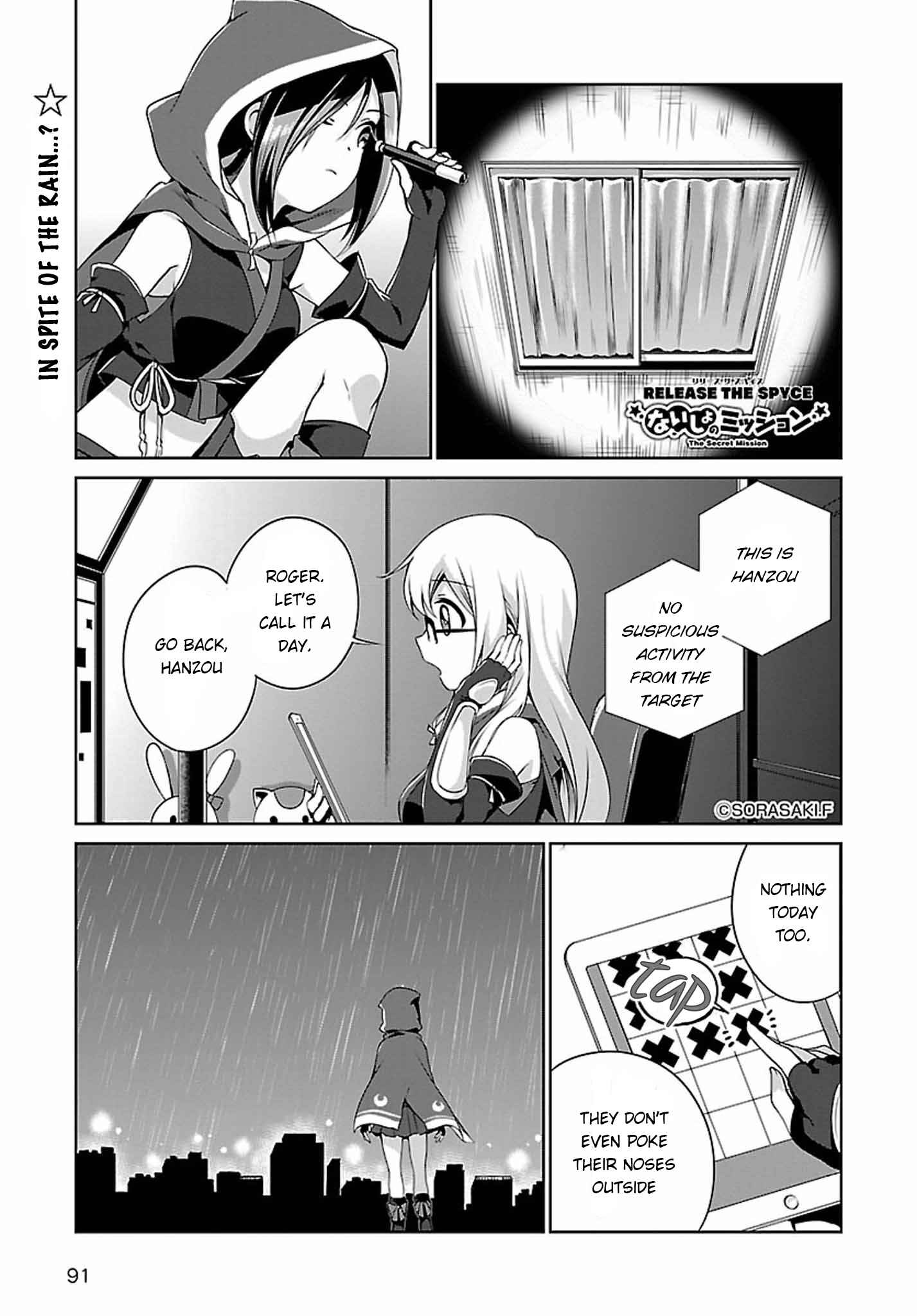 Page 1 Chapter 7 Release The Spyce: The Secret Mission