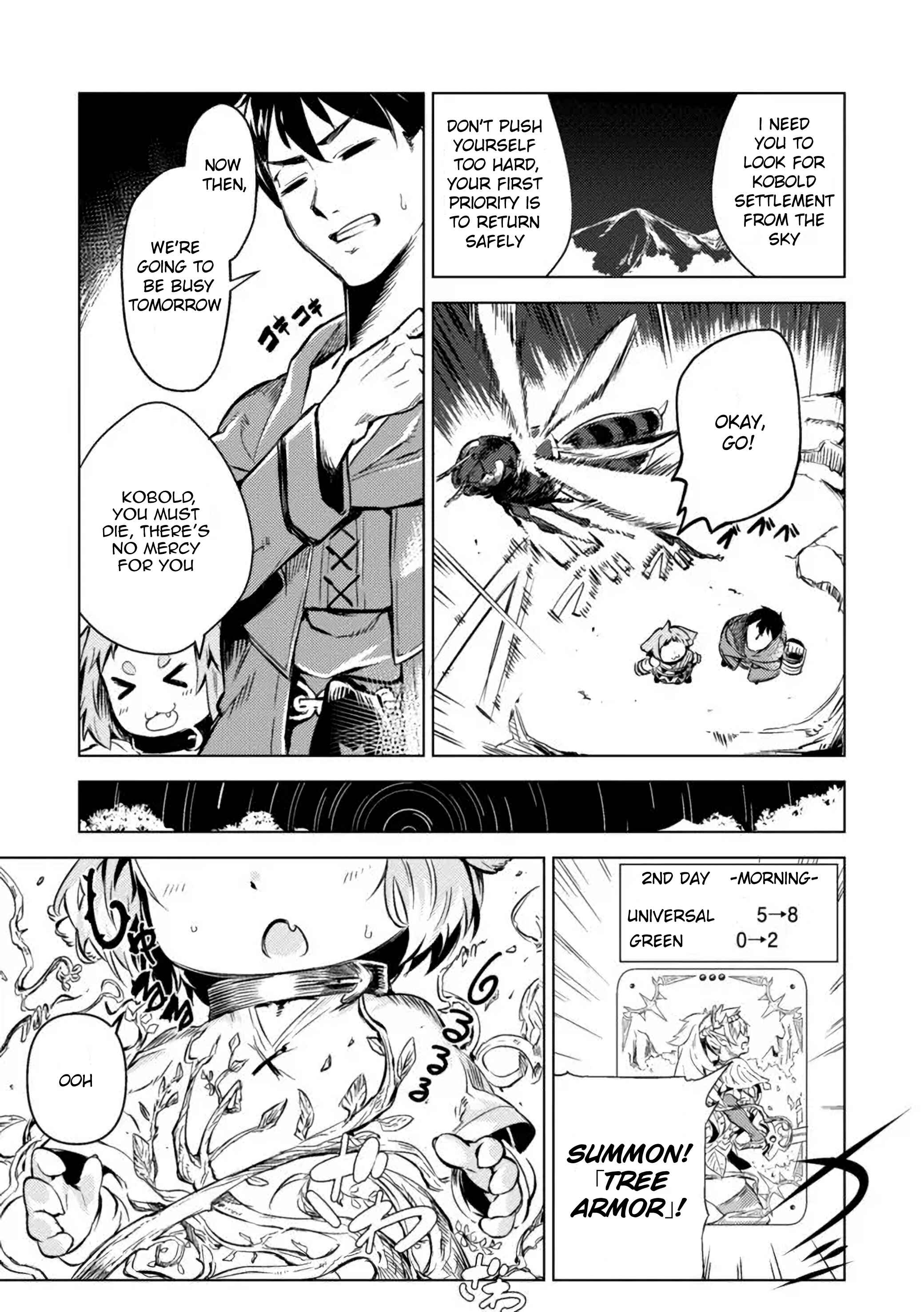 Page 14 Chapter 3.2 Deck Hitotsu de Isekai Tanbou