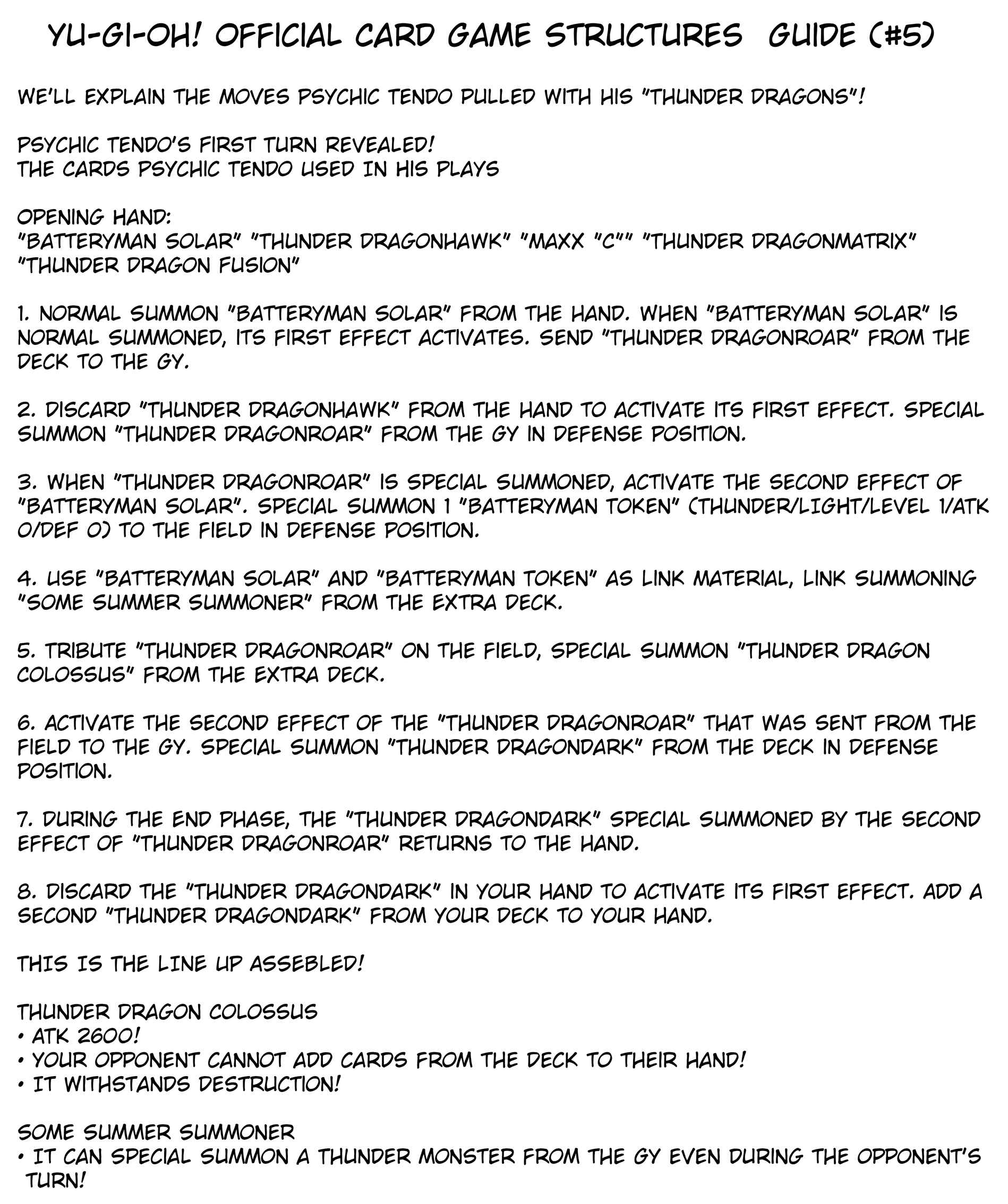 Page 26 Chapter 5 Yu-Gi-Oh! OCG Structures