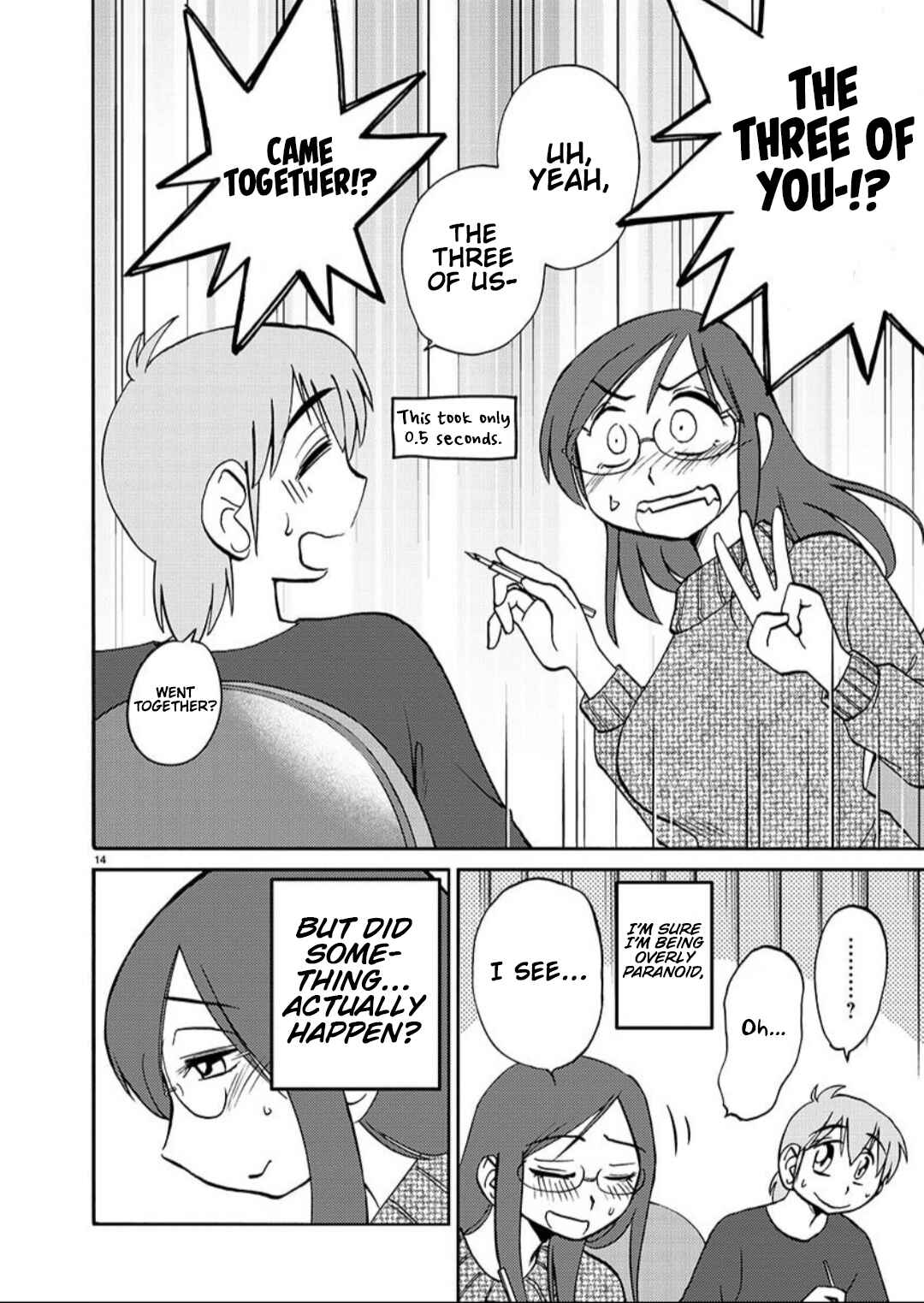 Page 14 Chapter 100 Rakujitsu no Pathos
