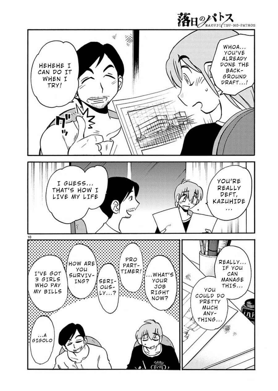 Page 10 Chapter 58 Rakujitsu no Pathos