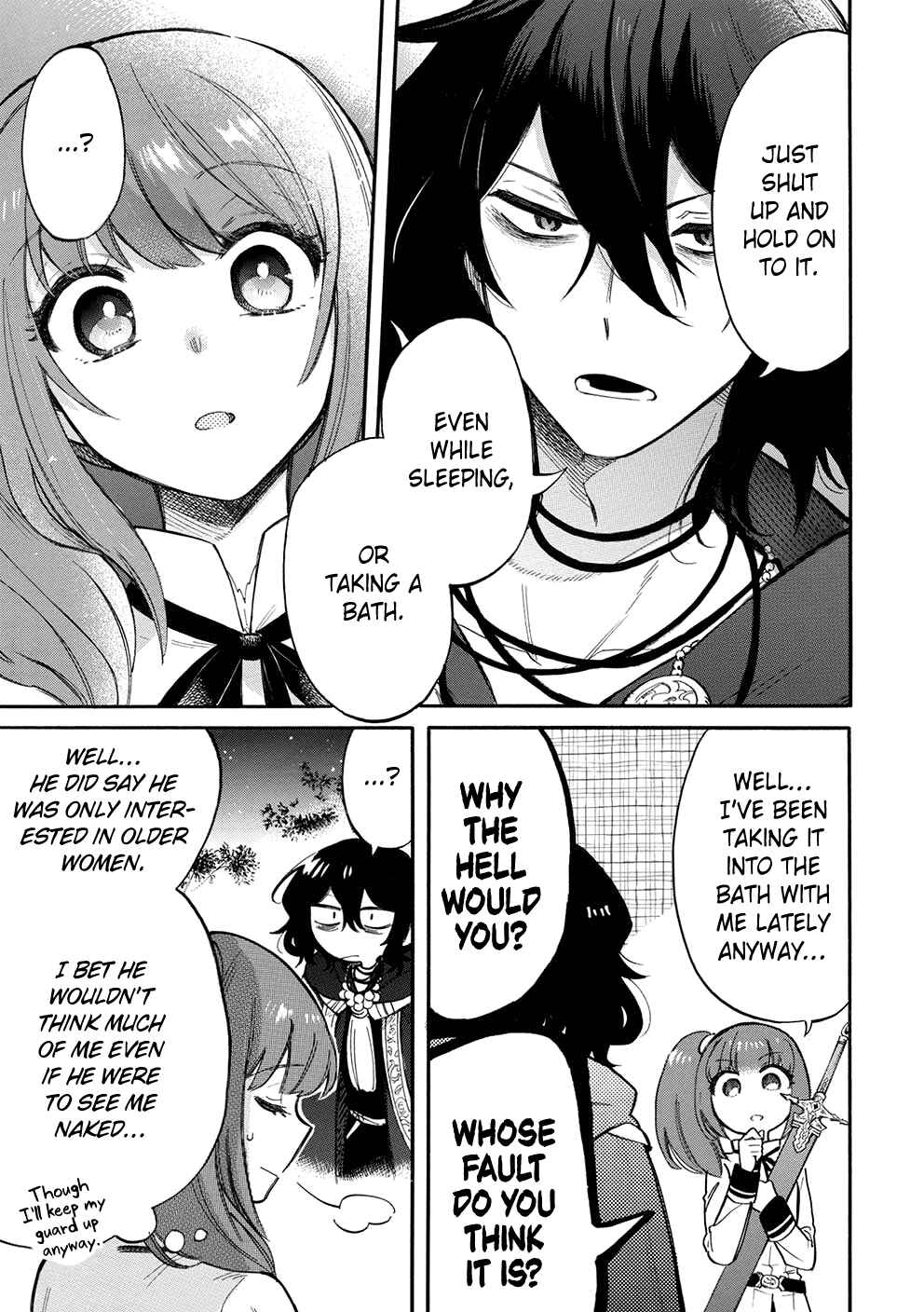 Page 10 Chapter 9 Akuyuu no Ore ga Ponkotsu Kishi o Miterarenain da ga, Dou Sewa o Yakya Ii?: Madome Gaiden