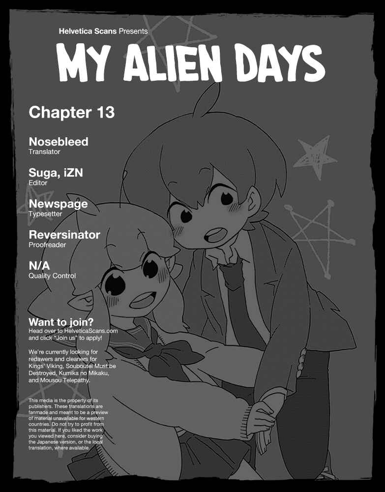 Page 1 Chapter 13 My Alien Days