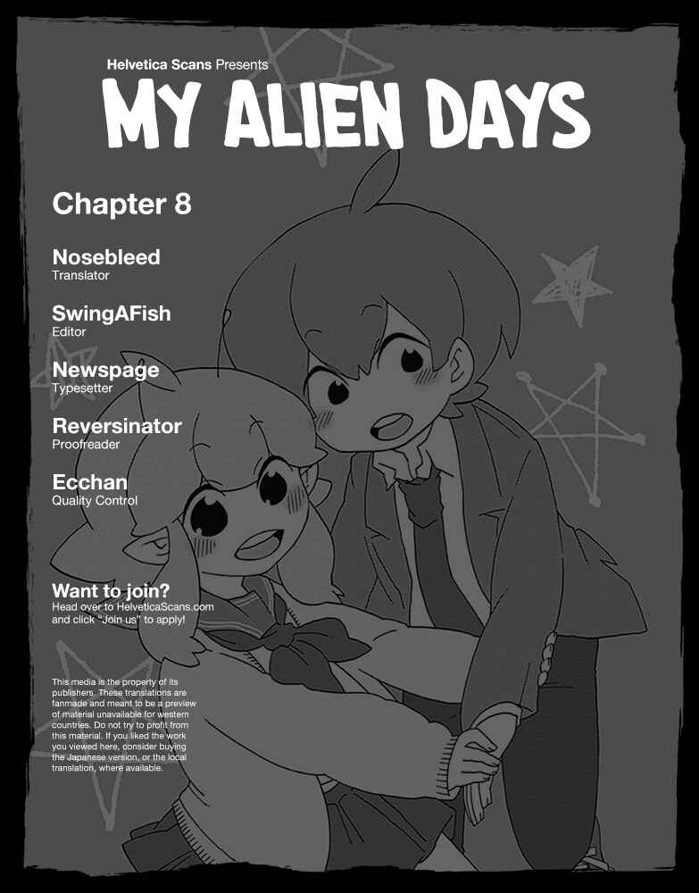 Page 1 Chapter 8 My Alien Days