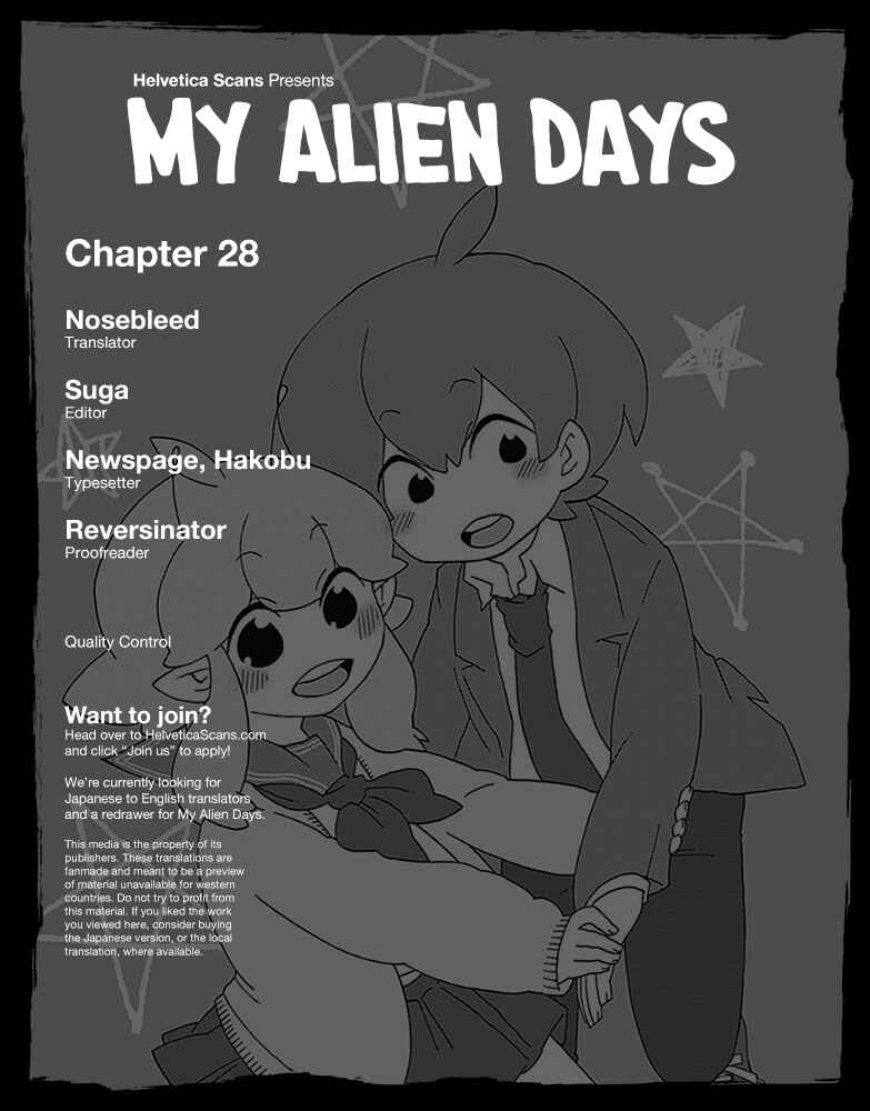 Page 1 Chapter 28 My Alien Days