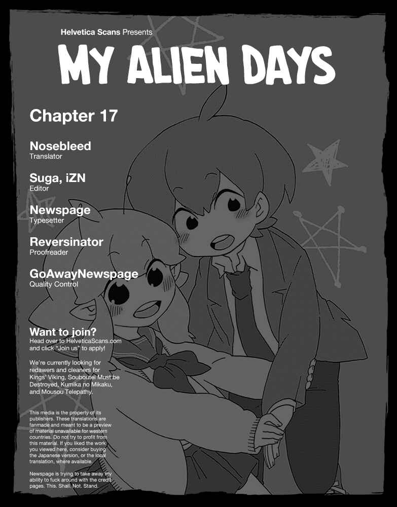 Page 1 Chapter 17 My Alien Days