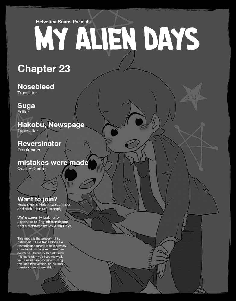 Page 1 Chapter 23 My Alien Days