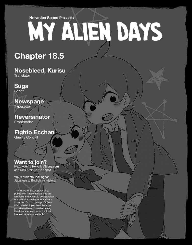 Page 1 Chapter 18.5 My Alien Days