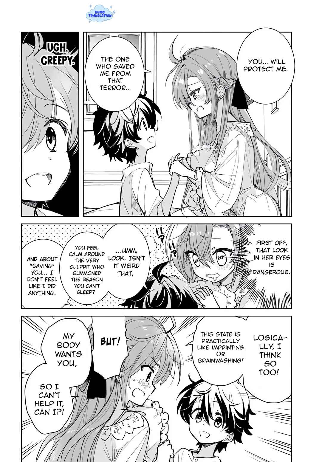 Page 9 Chapter 1.2 Naze Nigerun Dai? Boku no Shoukanjuu wa Kawaii yo