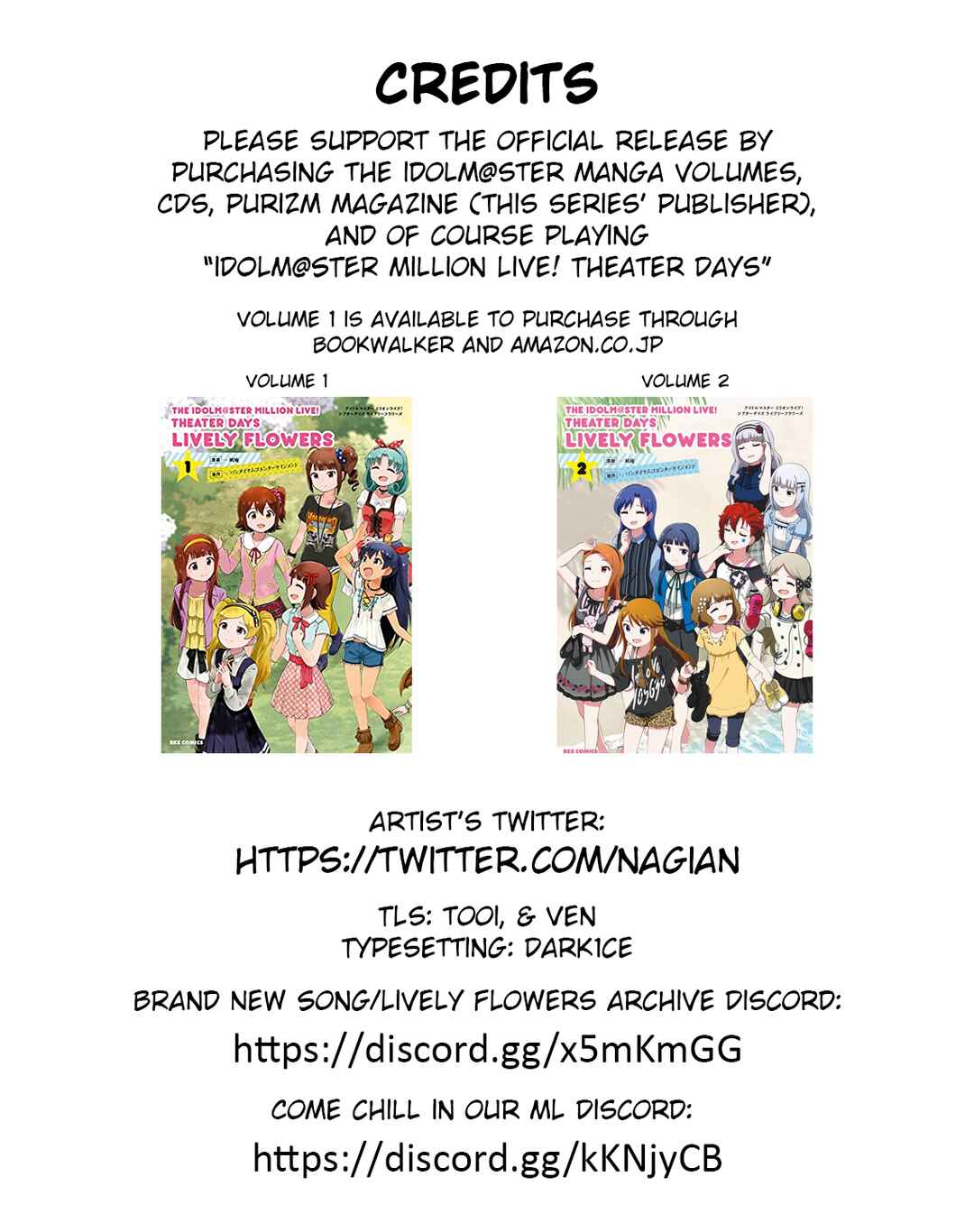 Page 22 Chapter 15 THE iDOLM@STER MILLION LIVE! Theater Days - LIVELY FLOWERS