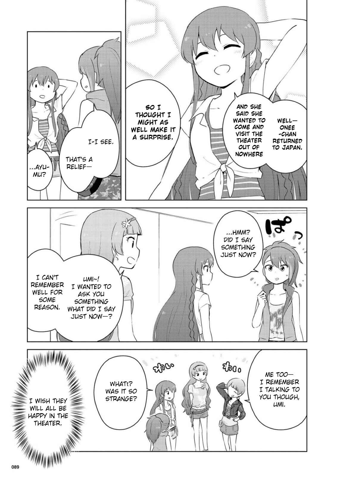 Page 19 Chapter 7 THE iDOLM@STER MILLION LIVE! Theater Days - LIVELY FLOWERS
