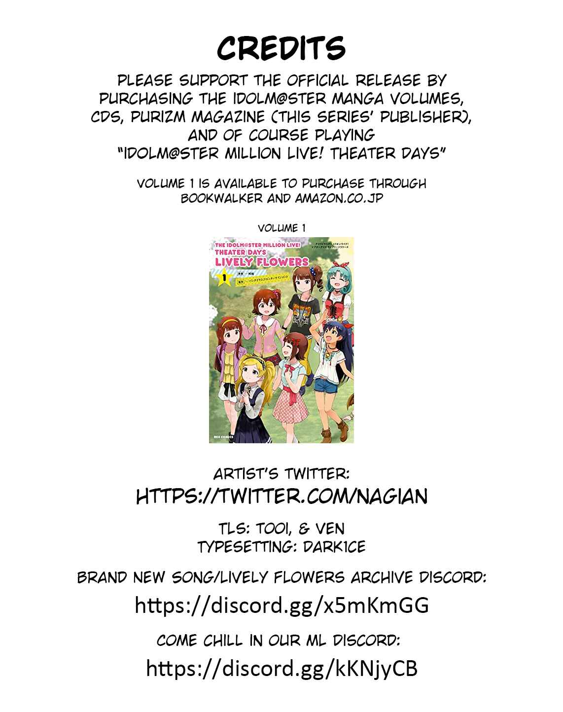 Page 22 Chapter 13 THE iDOLM@STER MILLION LIVE! Theater Days - LIVELY FLOWERS