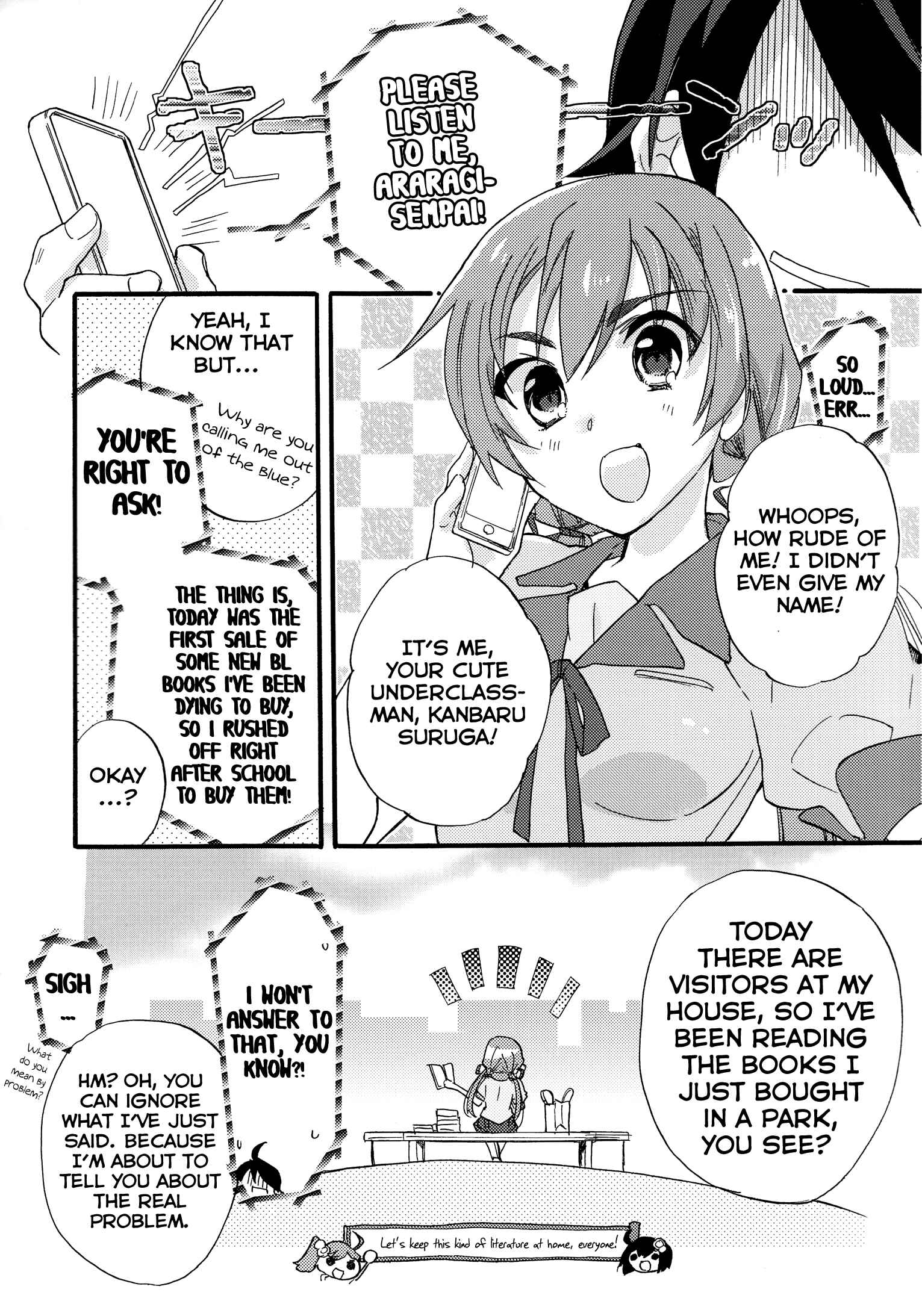 Page 4 Chapter Unknown_b38a Bakemonogatari - Once & For All (Doujinshi)