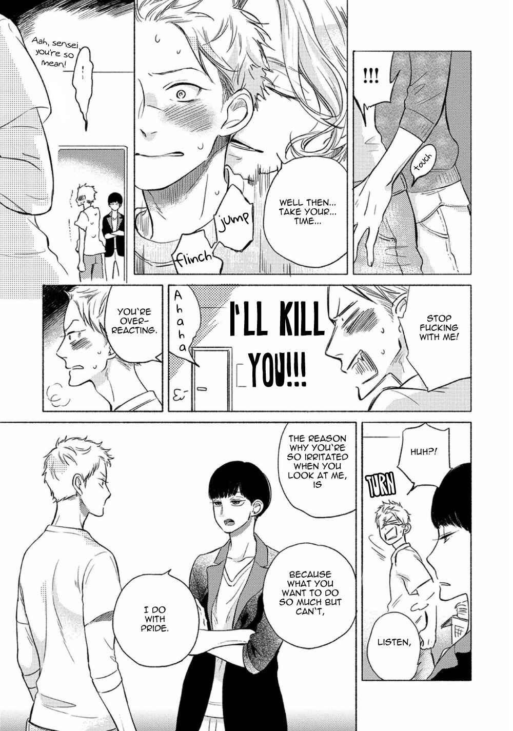 Page 5 Chapter 4 Jackass! - Sawatte Ii tte Dare ga Itta yo?