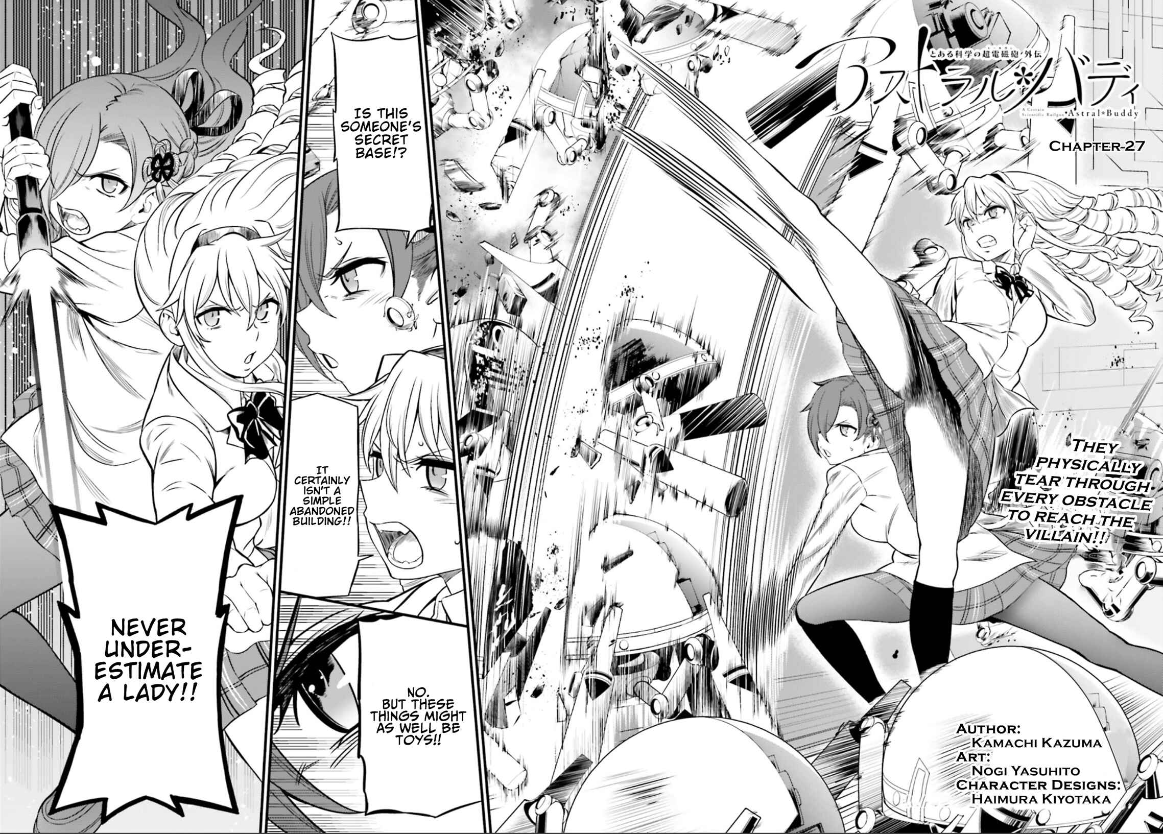 Page 2 Chapter 27 Toaru Kagaku no Railgun Gaiden - Astral Buddy