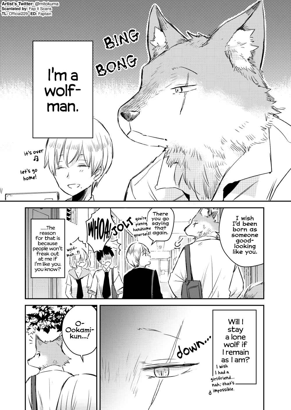 Page 1 Chapter Unknown_f1fe Ookami-kun Got a Girlfriend for the First Time