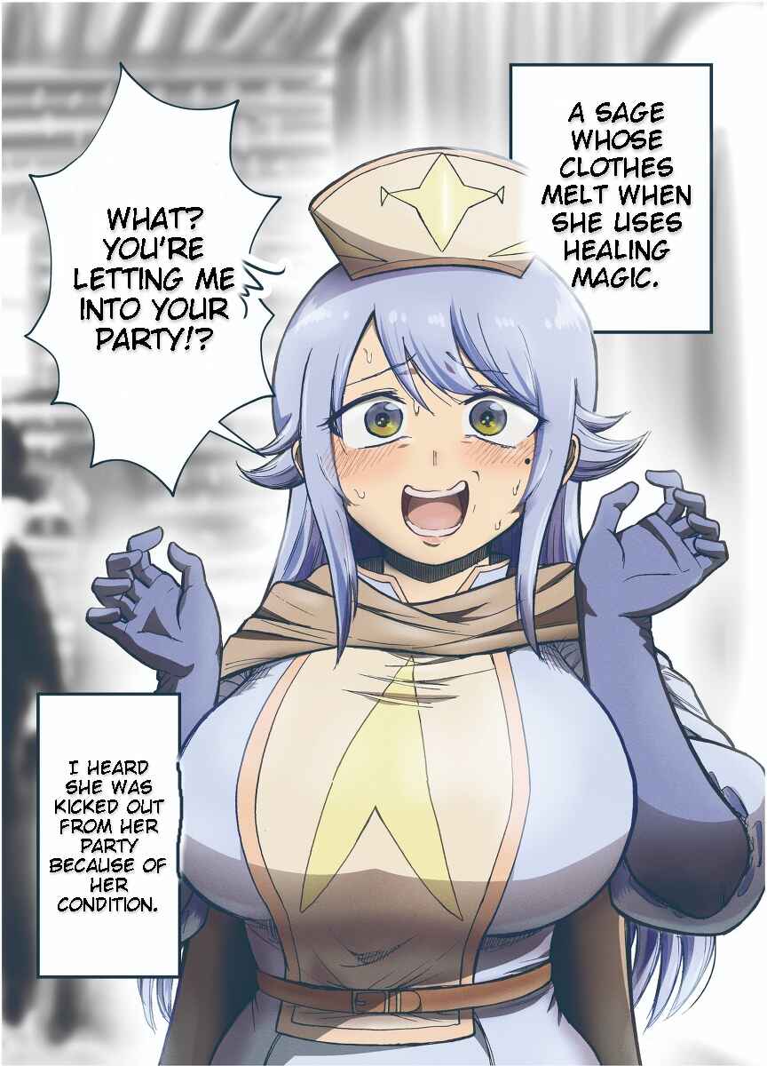 Page 1 Chapter 1 A Story About a Sage Whose Clothes Melt When She Uses Healing Magic
