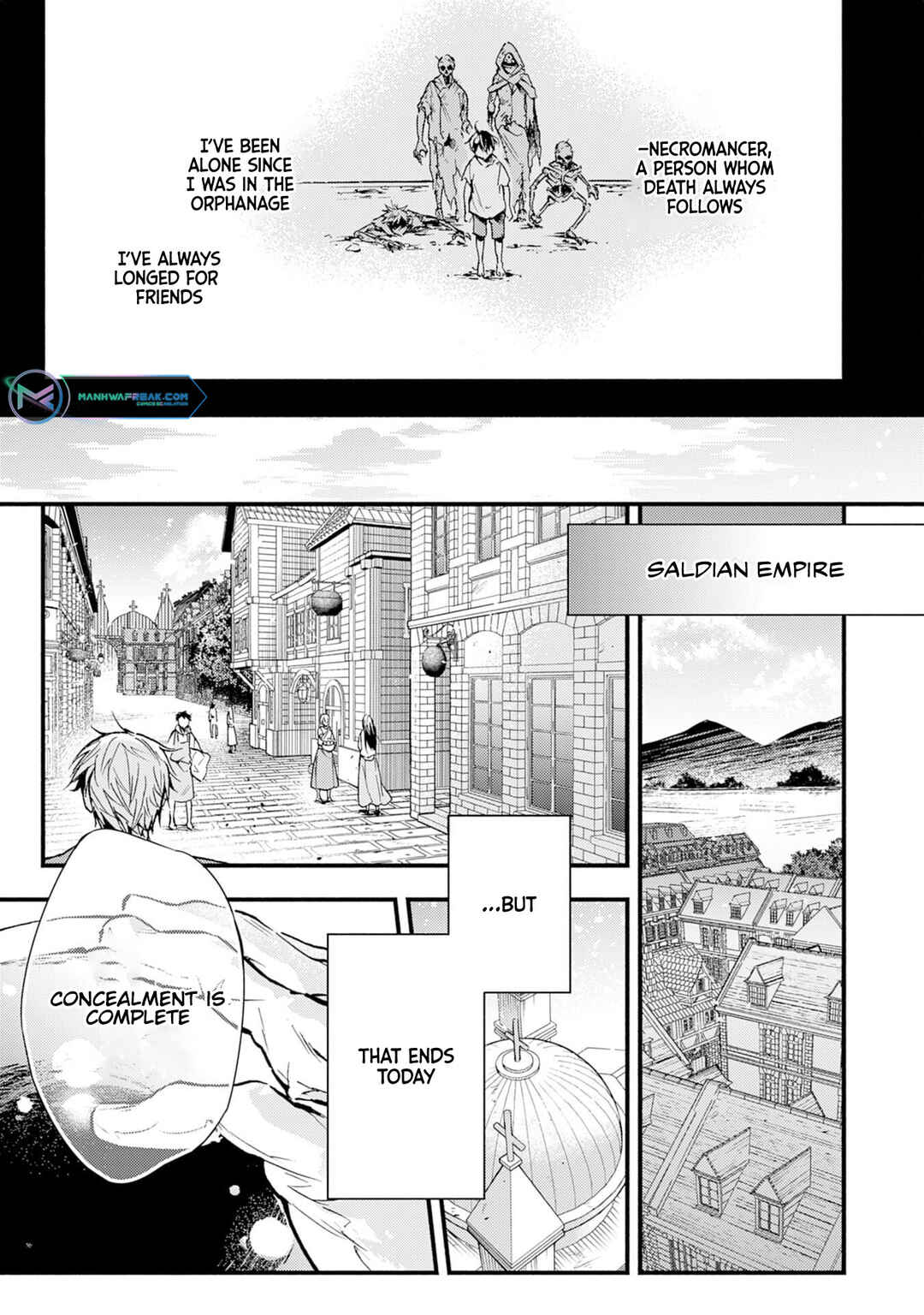 Page 2 Chapter 2 Fushi no Gunzei wo Hikiiru Bocchi Shiryoujutsushi, Tenshoku shite SSS-Rank Boukensha ni naru.
