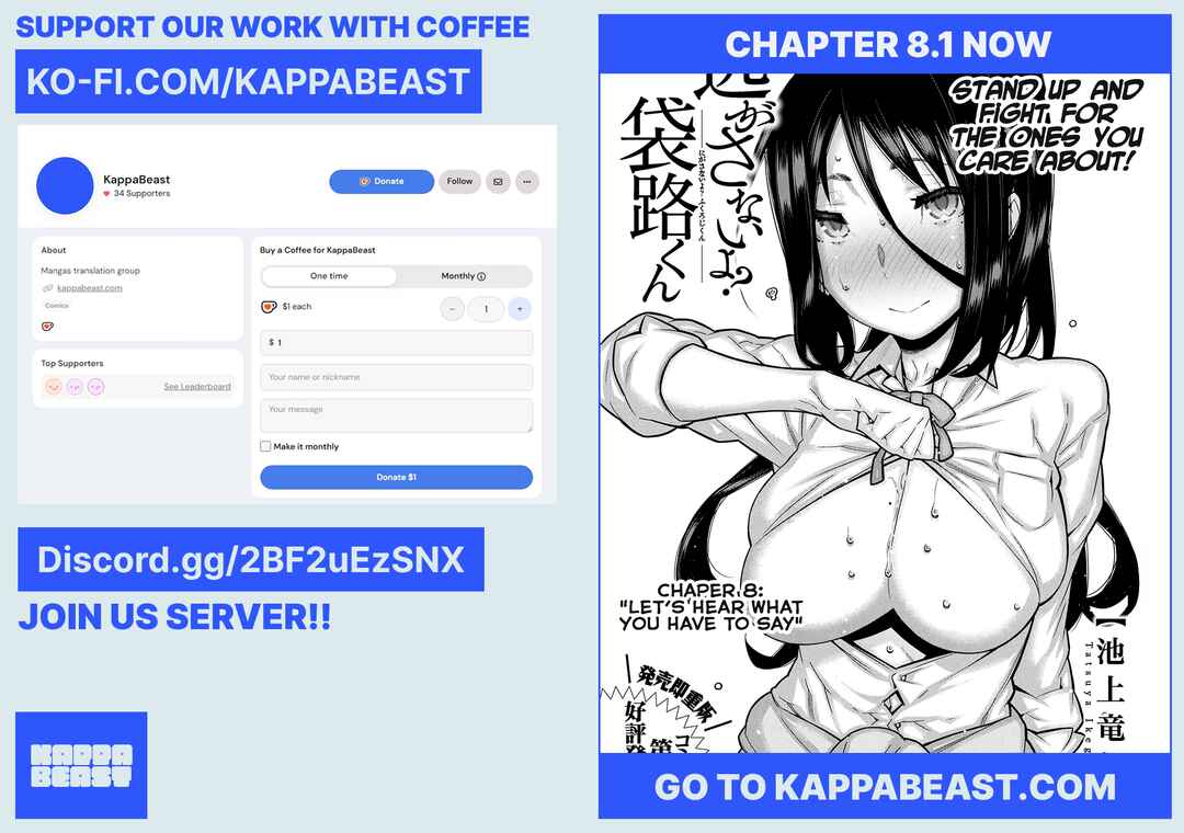 Page 11 Chapter 7.2 Nigasanai yo? Fukuroji-kun