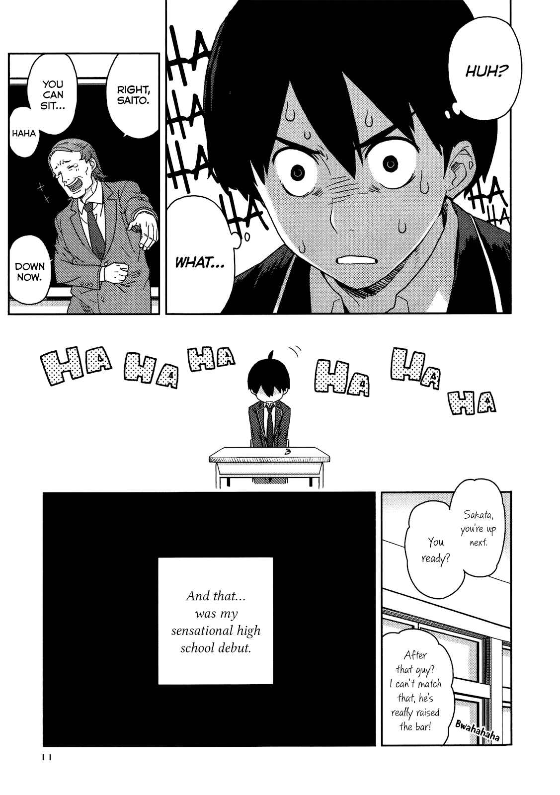 Page 12 Chapter 1 Saito-kun wa Esper Rashii