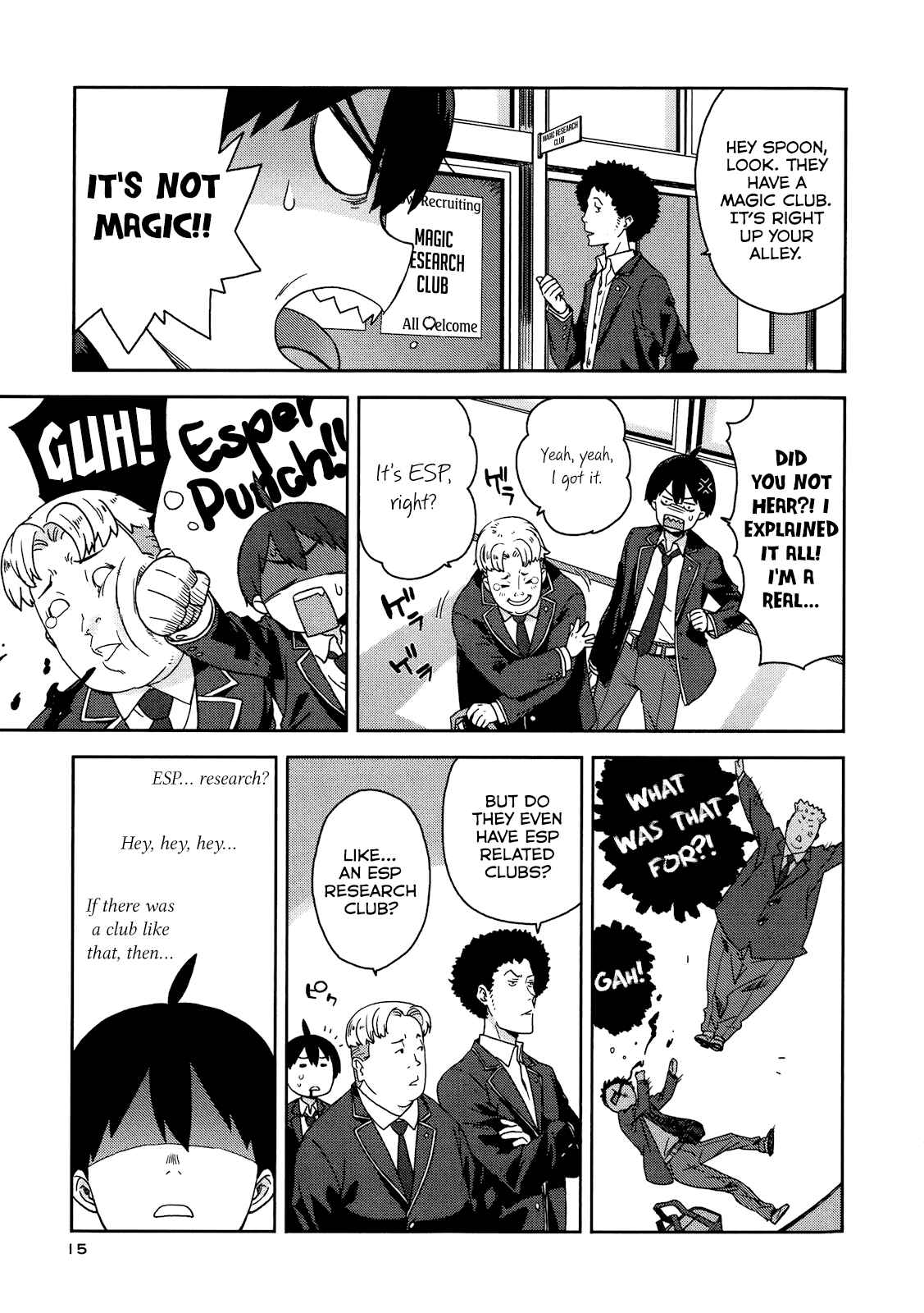 Page 16 Chapter 1 Saito-kun wa Esper Rashii