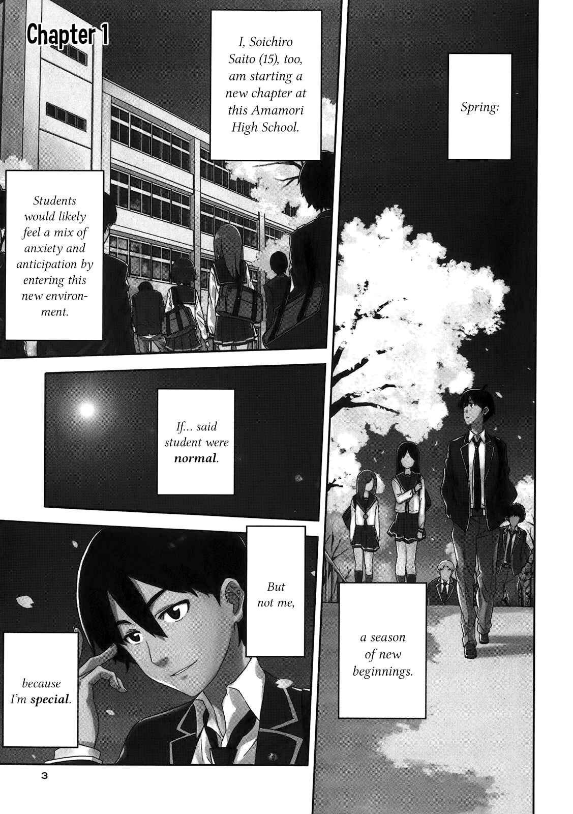 Page 5 Chapter 1 Saito-kun wa Esper Rashii