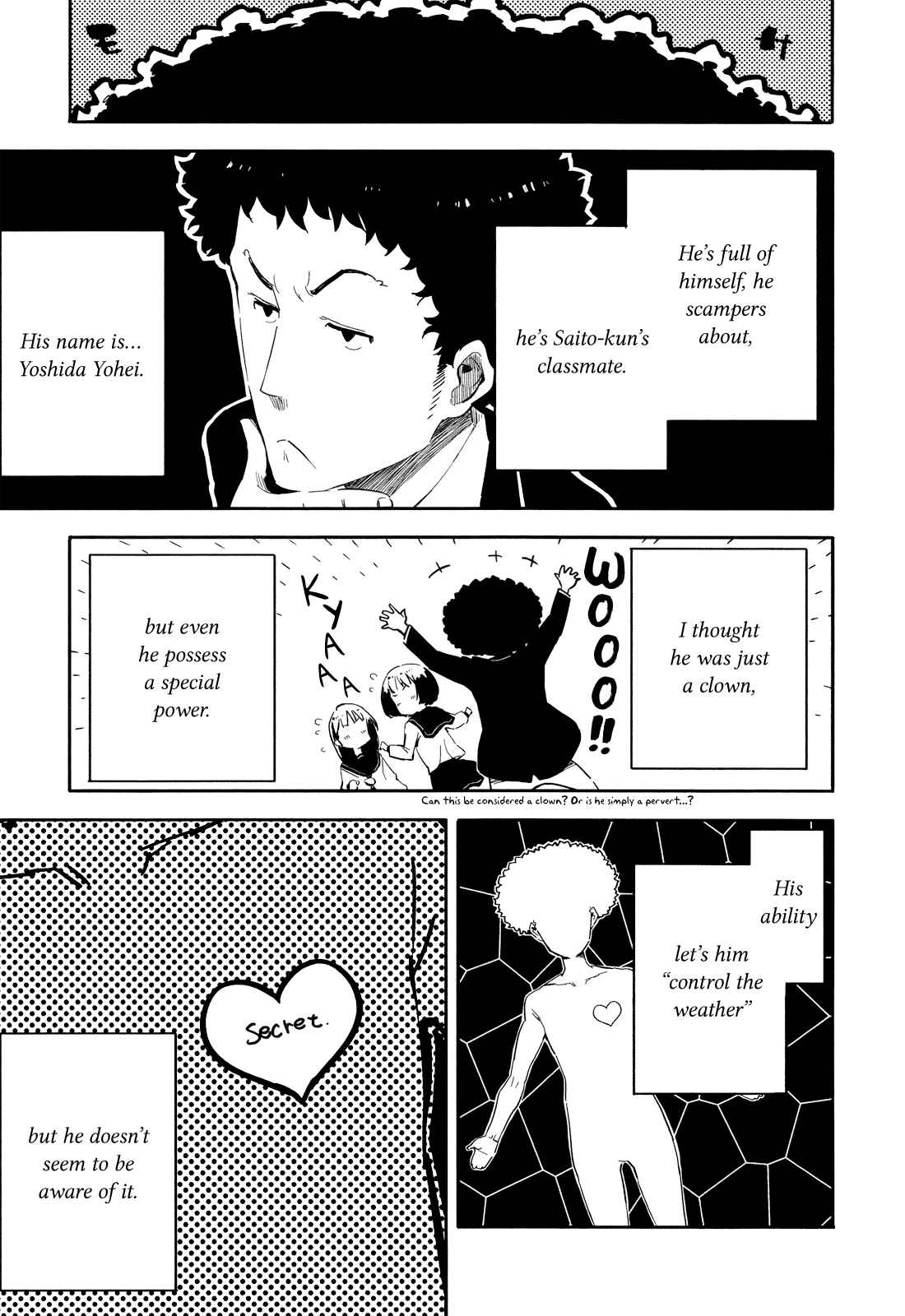 Page 3 Chapter 15.5 Saito-kun wa Esper Rashii